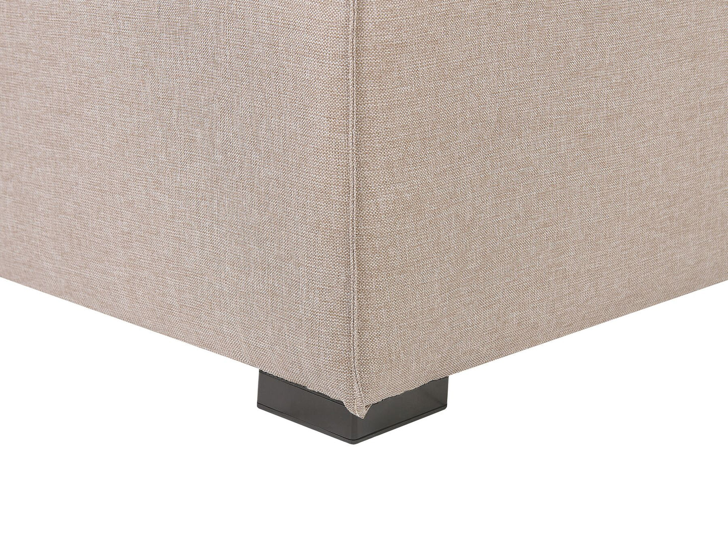 Garden Sofa with Ottoman 4 Seater AREZZO Modular Beige