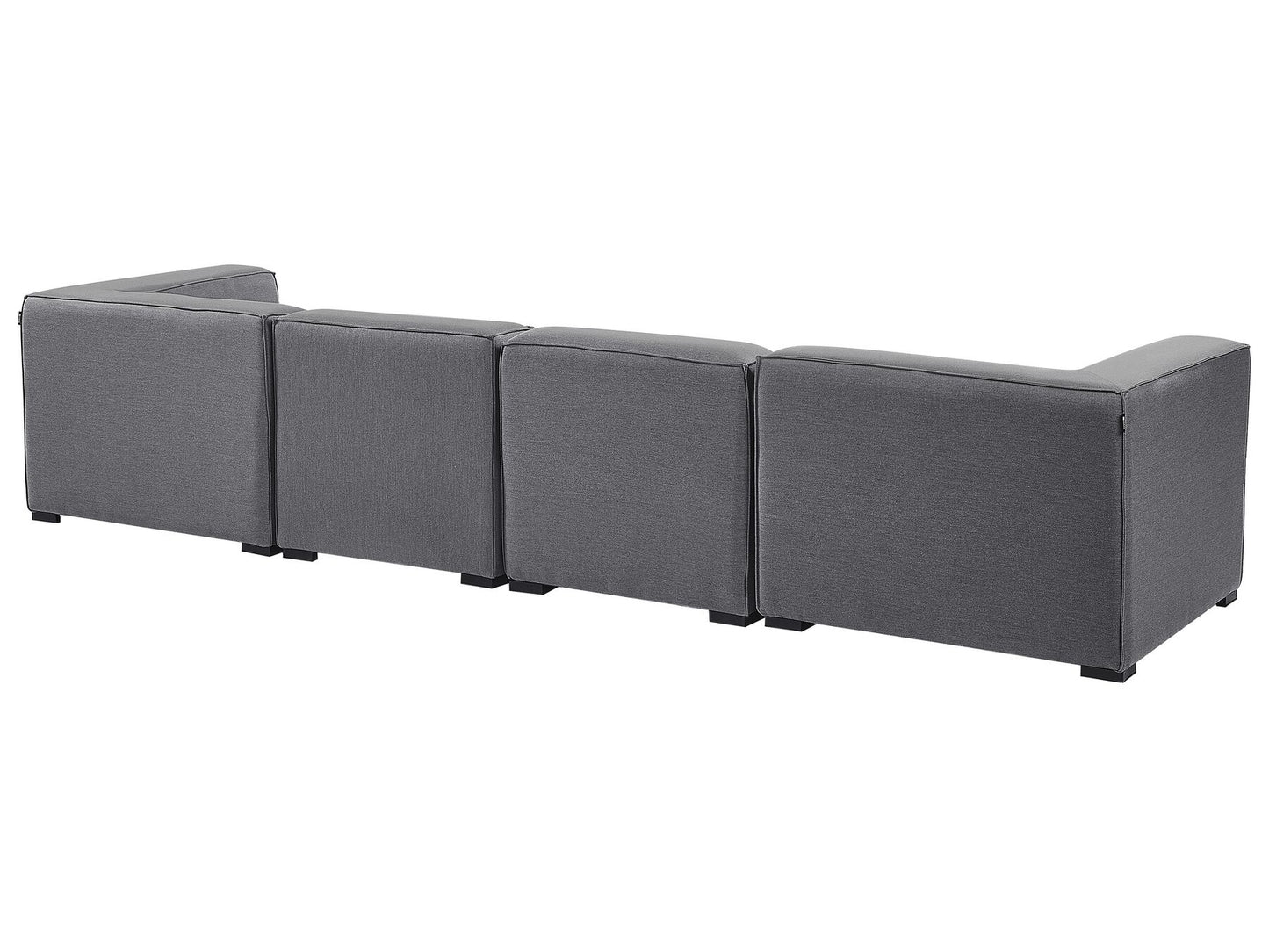 Garden Sofa with Ottoman 4 Seater AREZZO Modular Grey