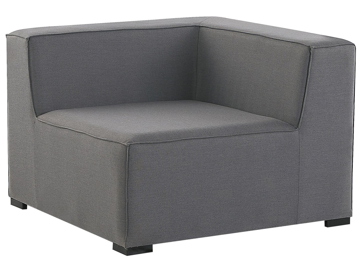 Garden Sofa with Ottoman 4 Seater AREZZO Modular Grey