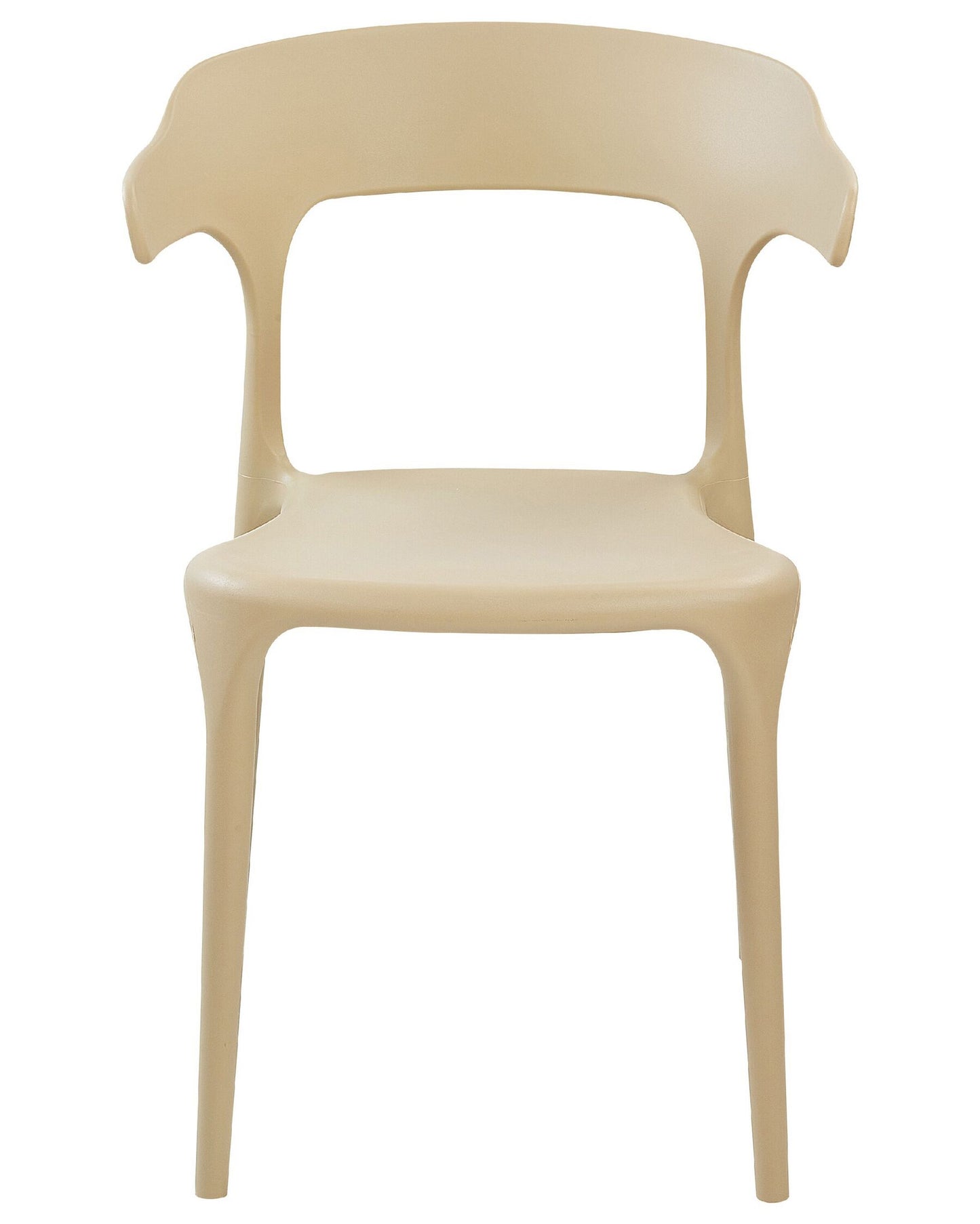 Set of 8 Dining Chairs GUBBIO Sand Beige
