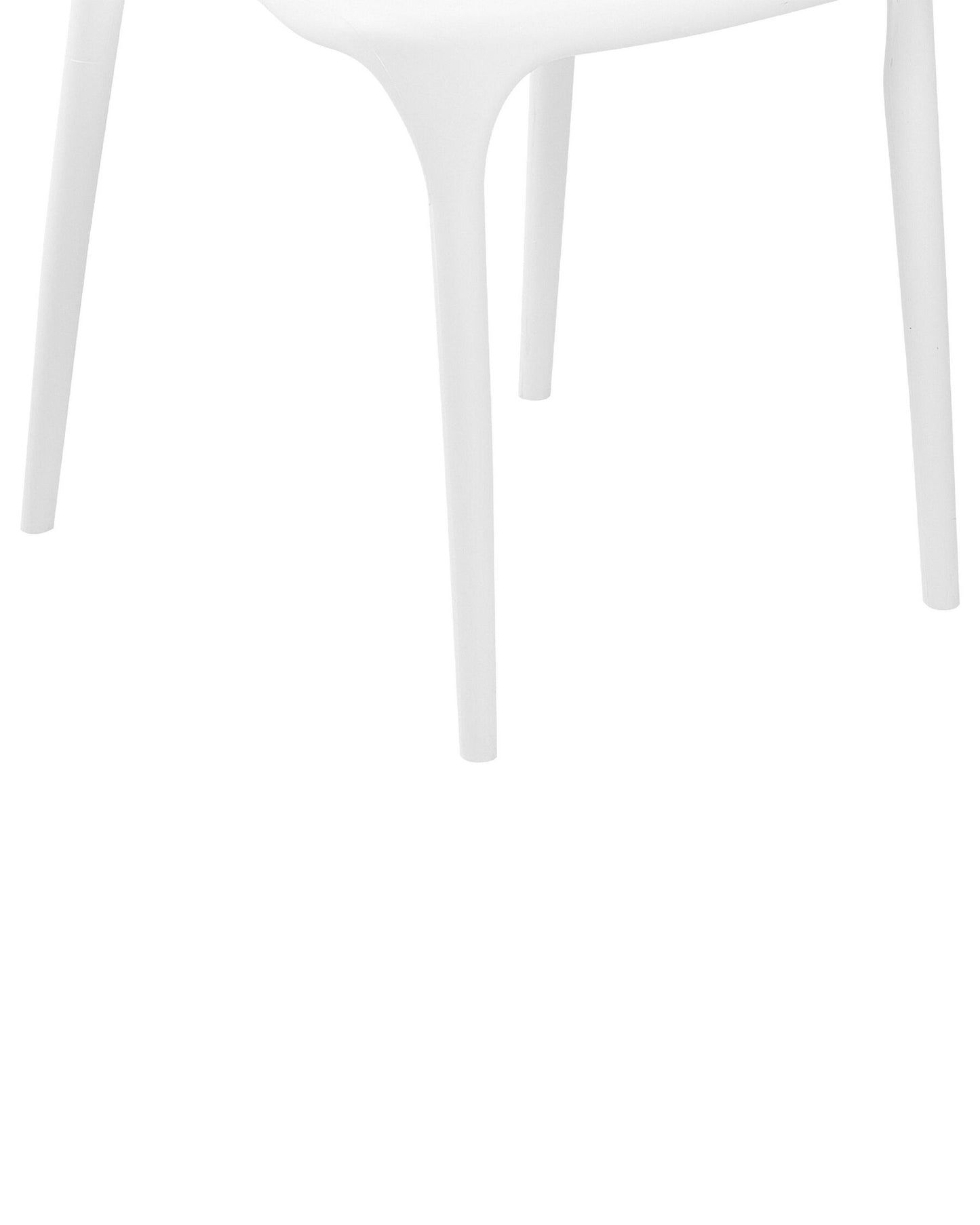Set of 8 Dining Chairs GUBBIO White
