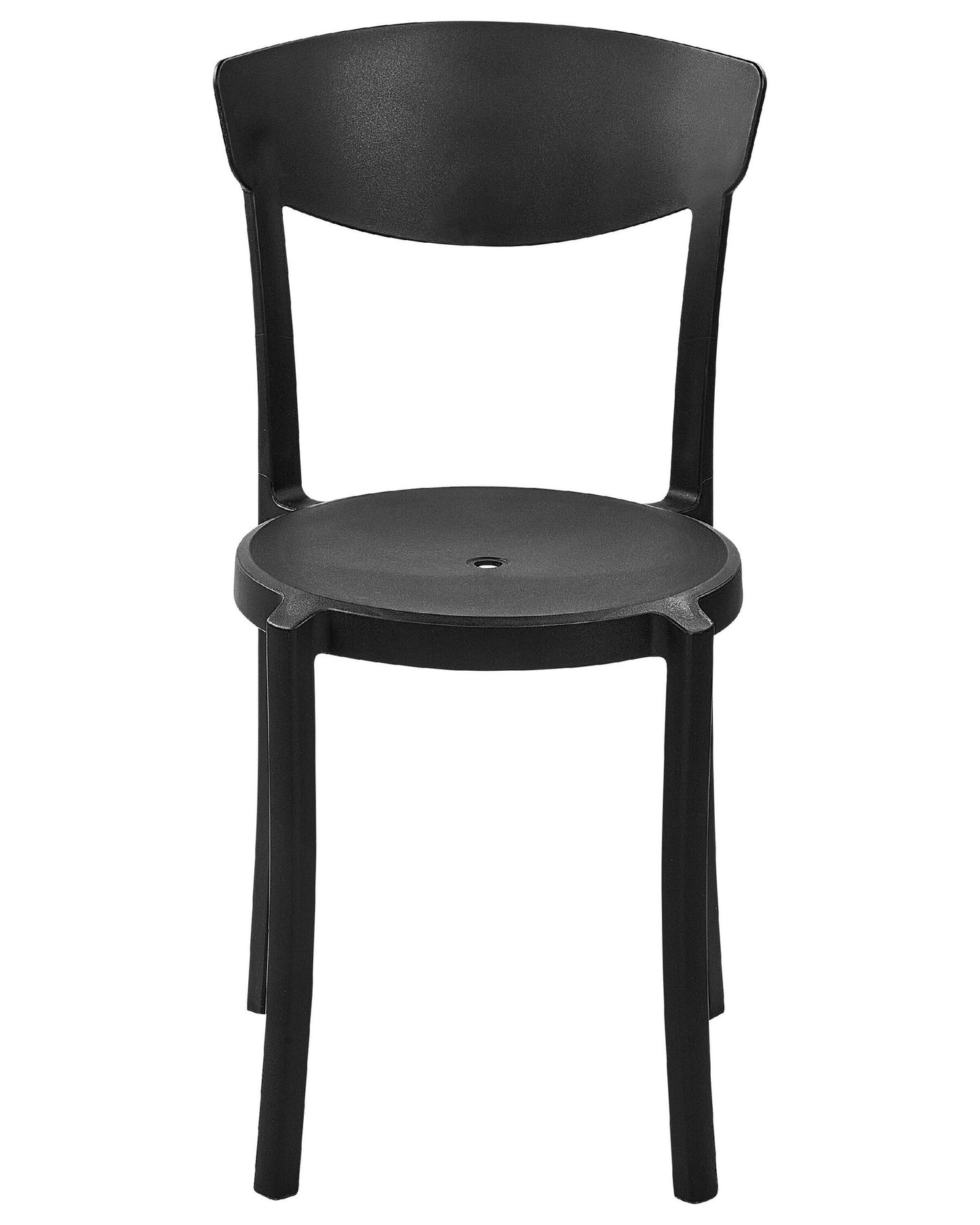 Set of 8 Dining Chairs VIESTE Black