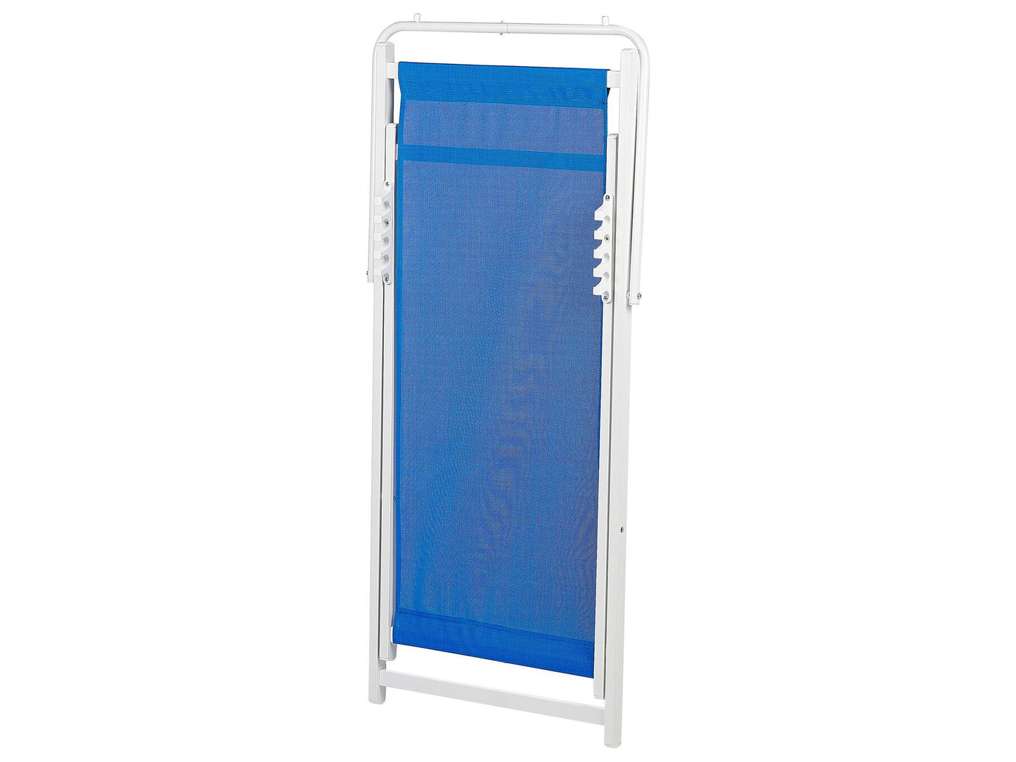 Folding Deck Chair Blue and White LOCRI II