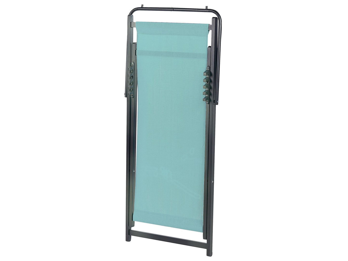 Folding Deck Chair Turquoise and Black LOCRI II
