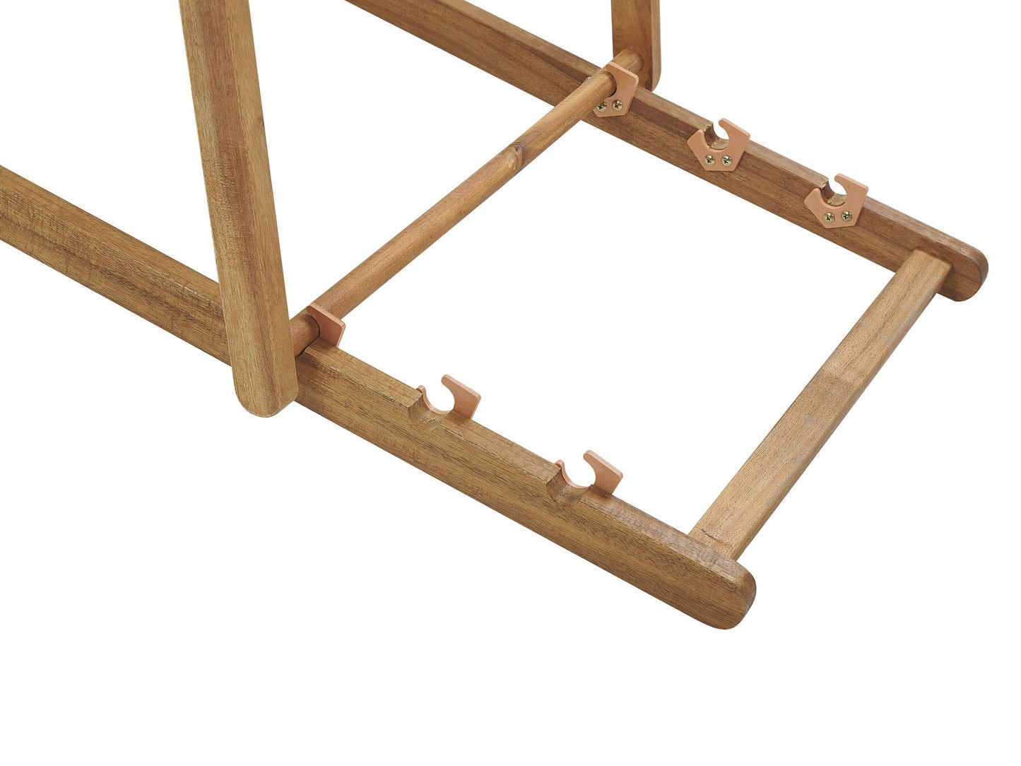 Folding Deck Chair ANZIO with Replacement Fabrics Acacia Wood Light Brown