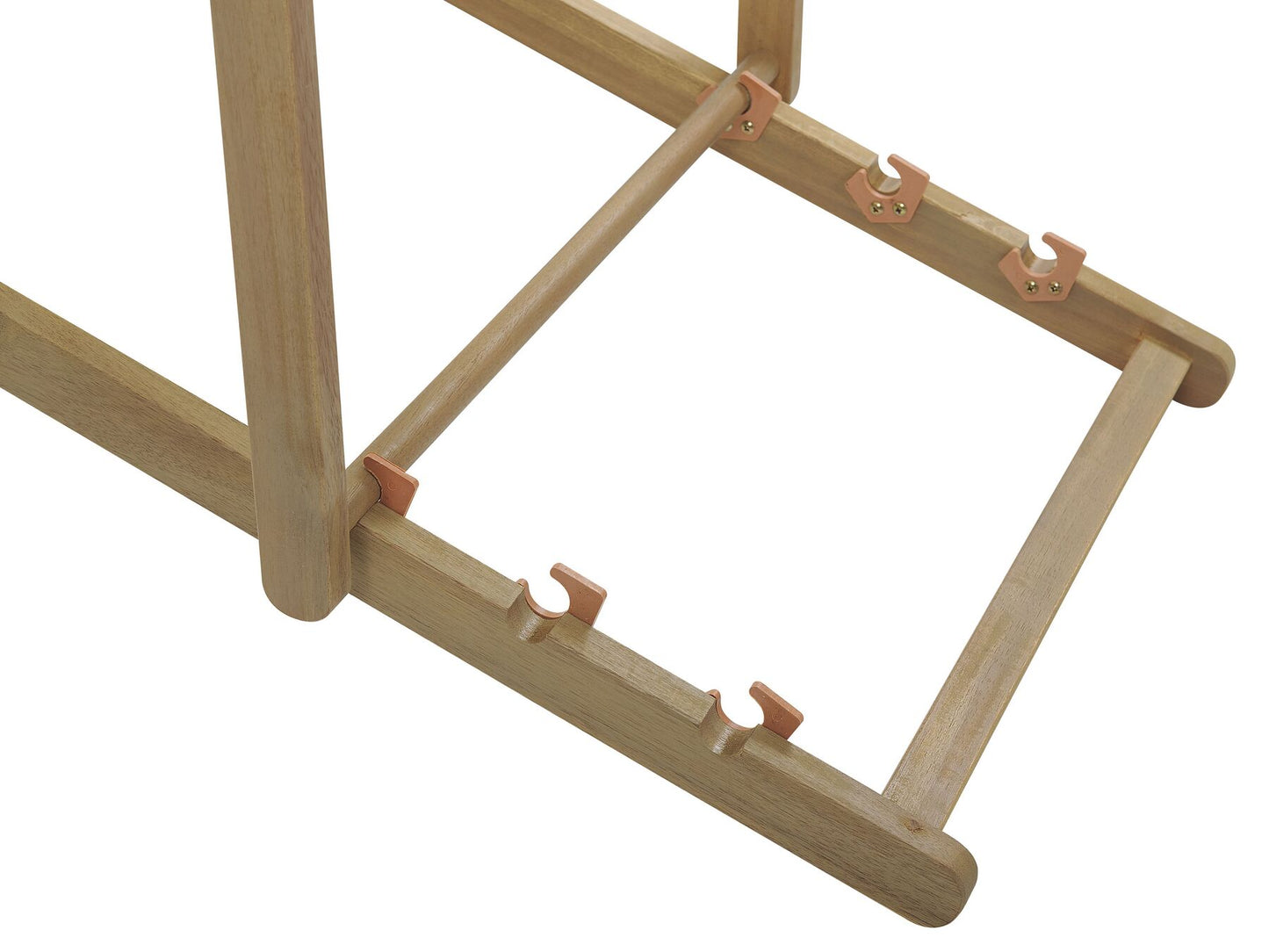 Set of 2 Folding Deck Chairs and 2 Replacement Fabrics (Various Options) Light Wood AVELLINO