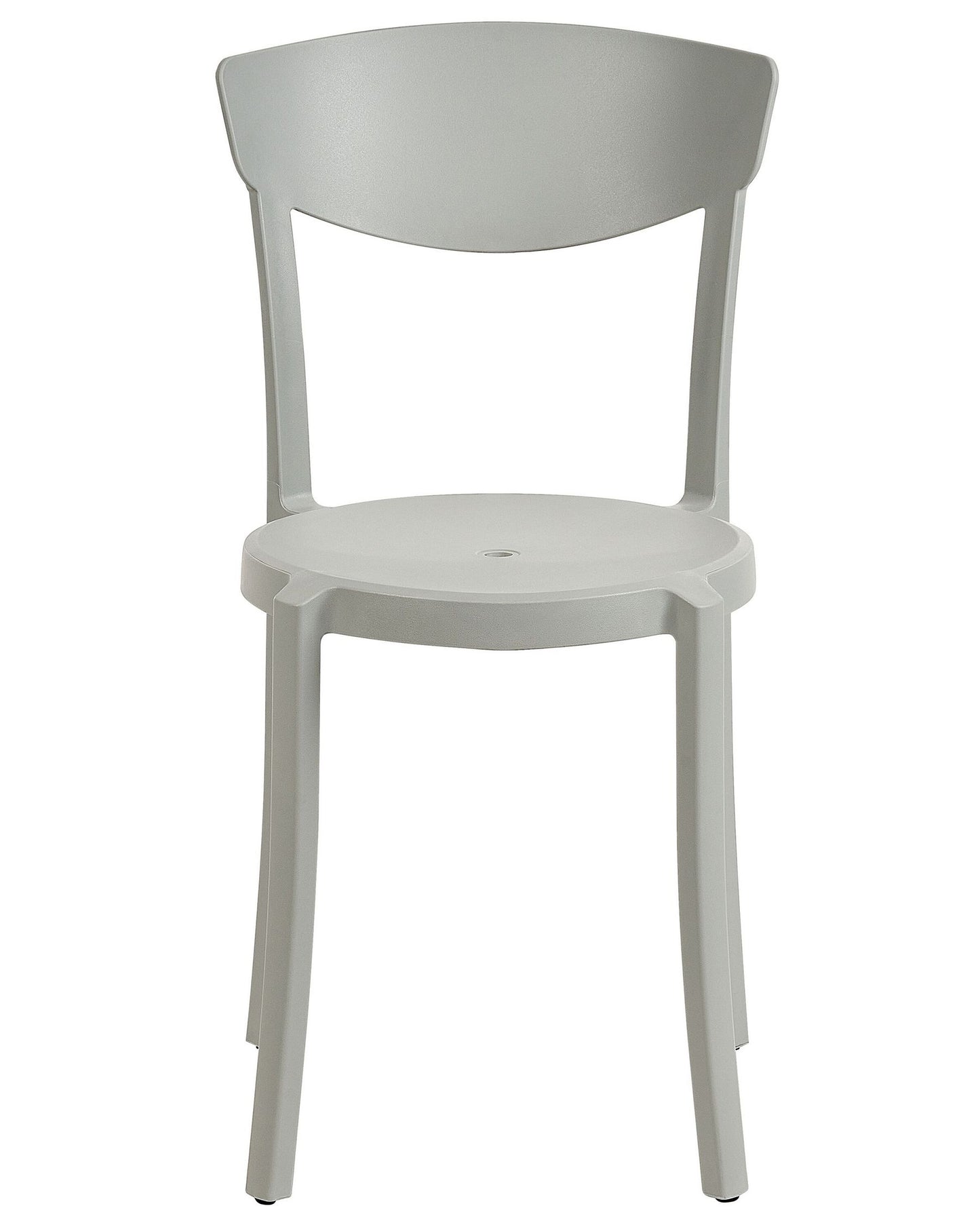 Set of 8 Dining Chairs VIESTE Light Grey