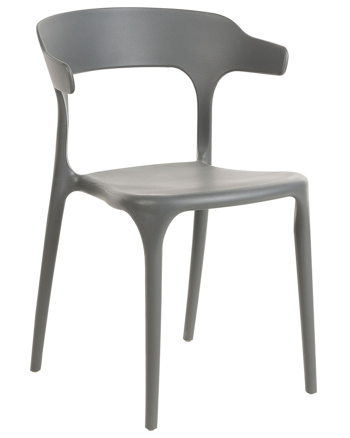 Set of 8 Dining Chairs GUBBIO Grey