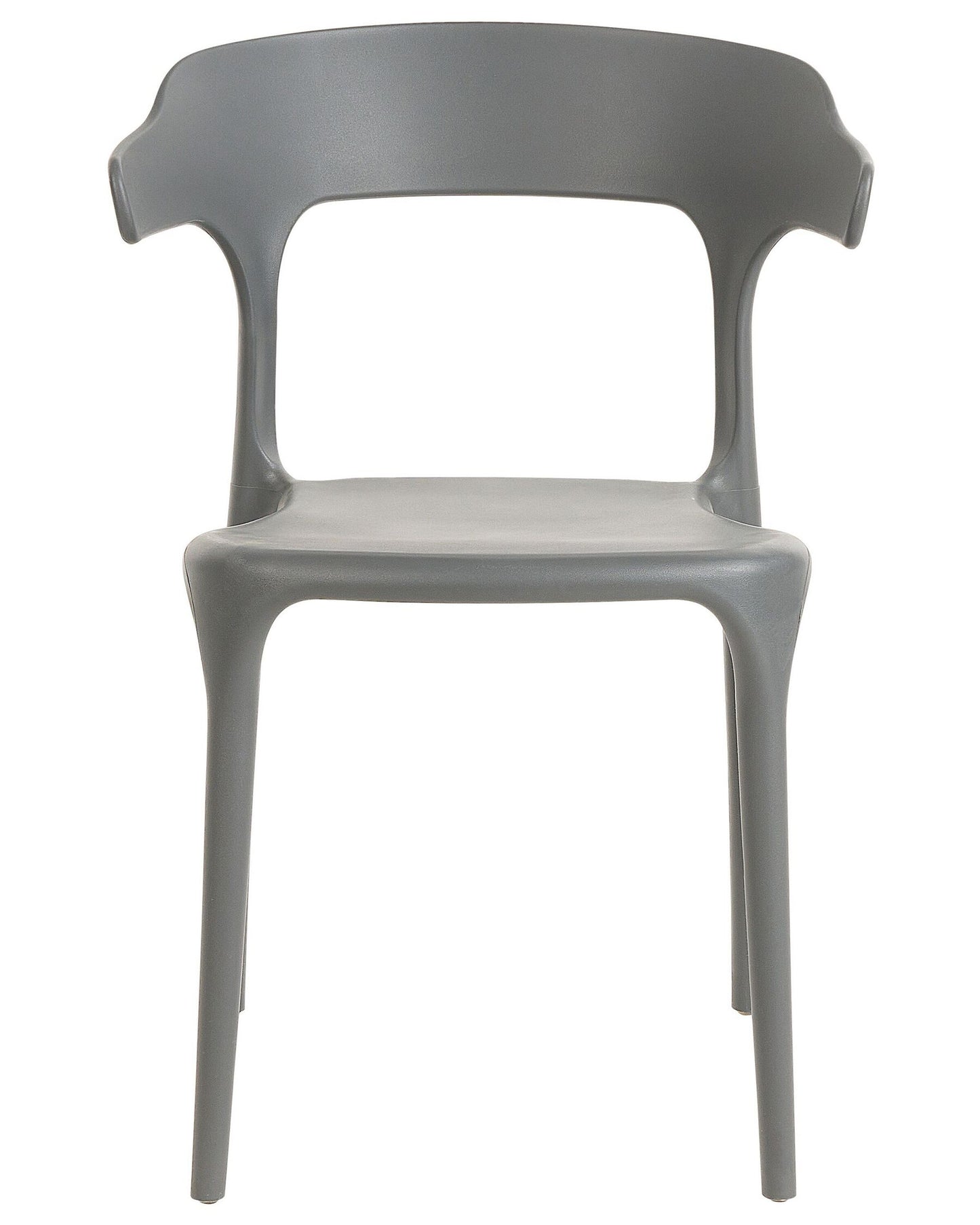 Set of 8 Dining Chairs GUBBIO Grey