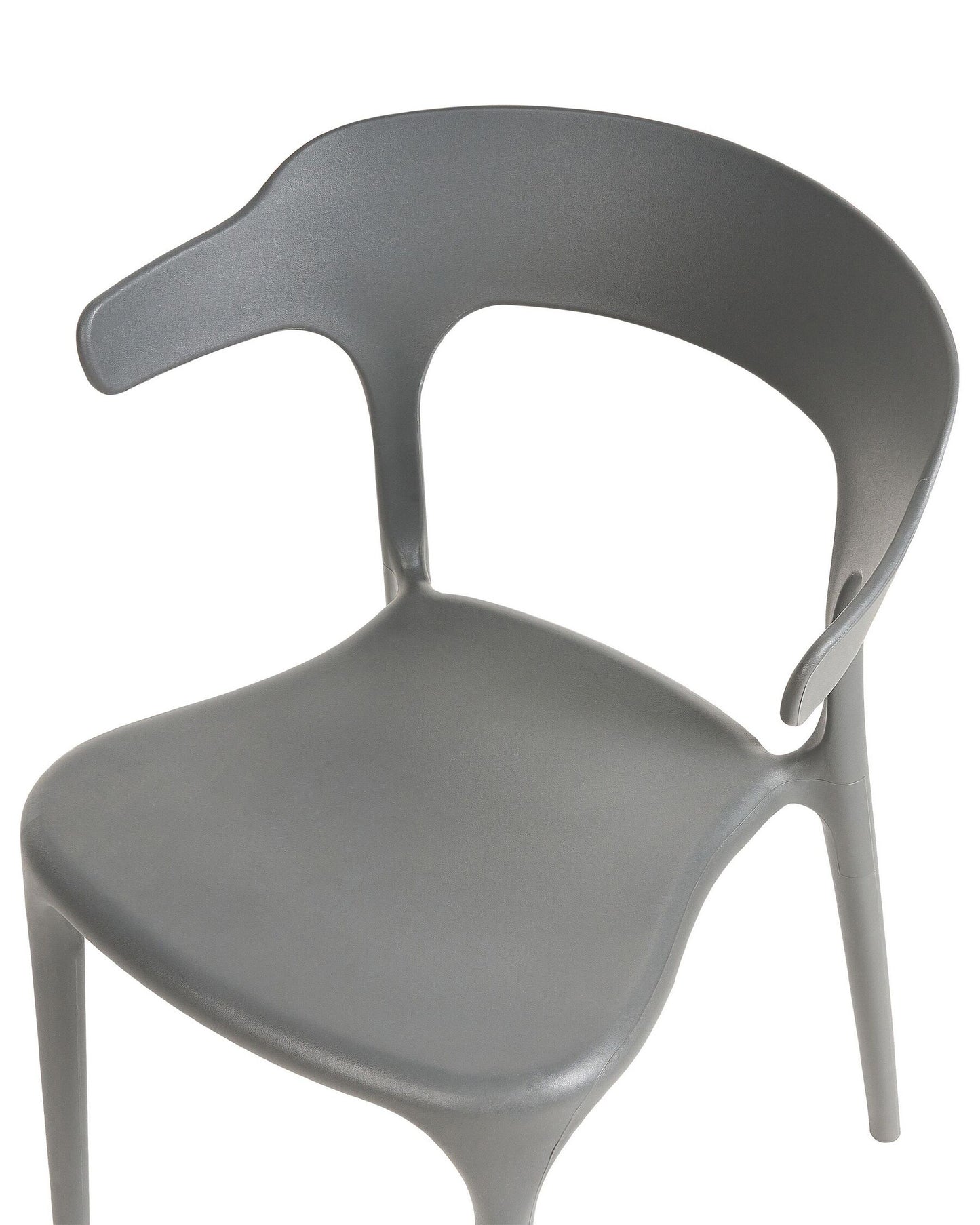 Set of 8 Dining Chairs GUBBIO Grey