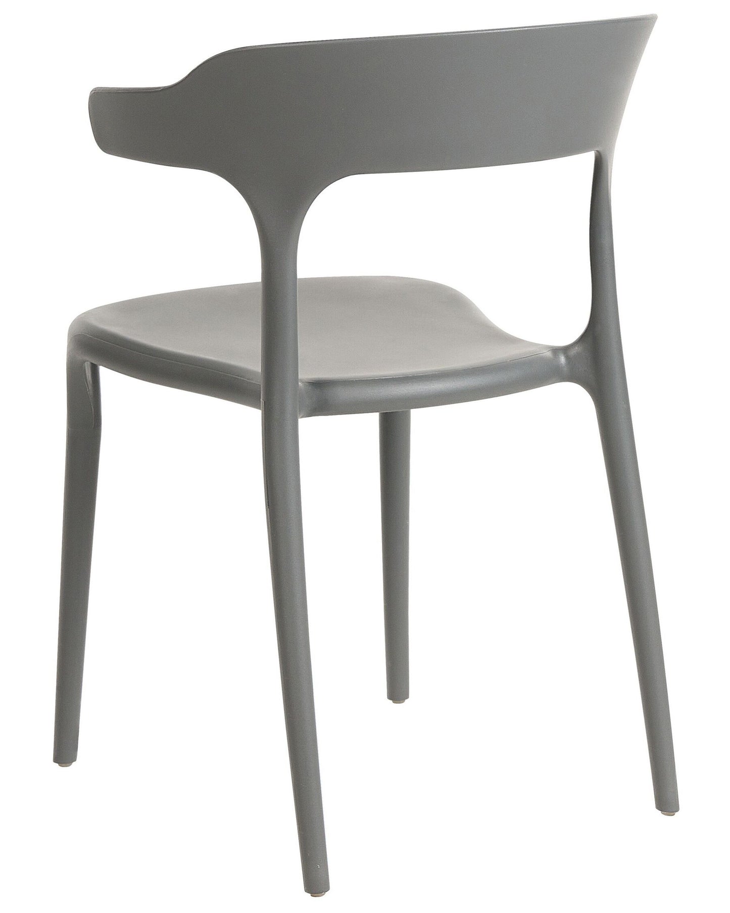 Set of 8 Dining Chairs GUBBIO Grey
