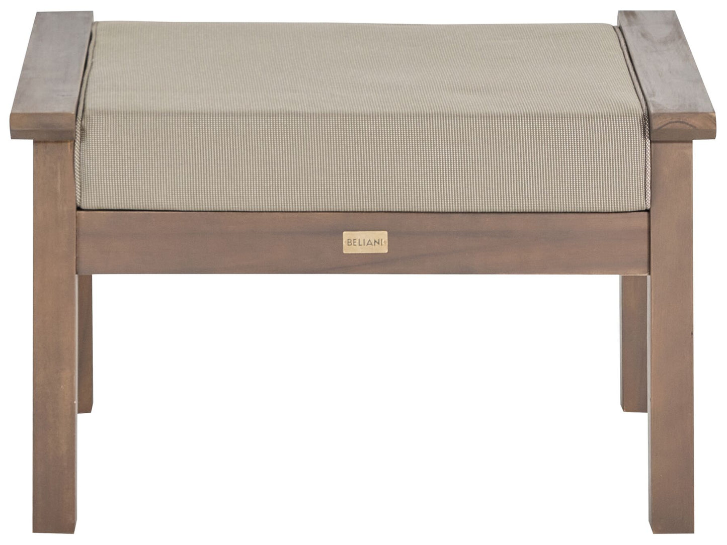 Garden Lounge Set with Table 4 Seater MANILA Acacia Wood Dark Brown