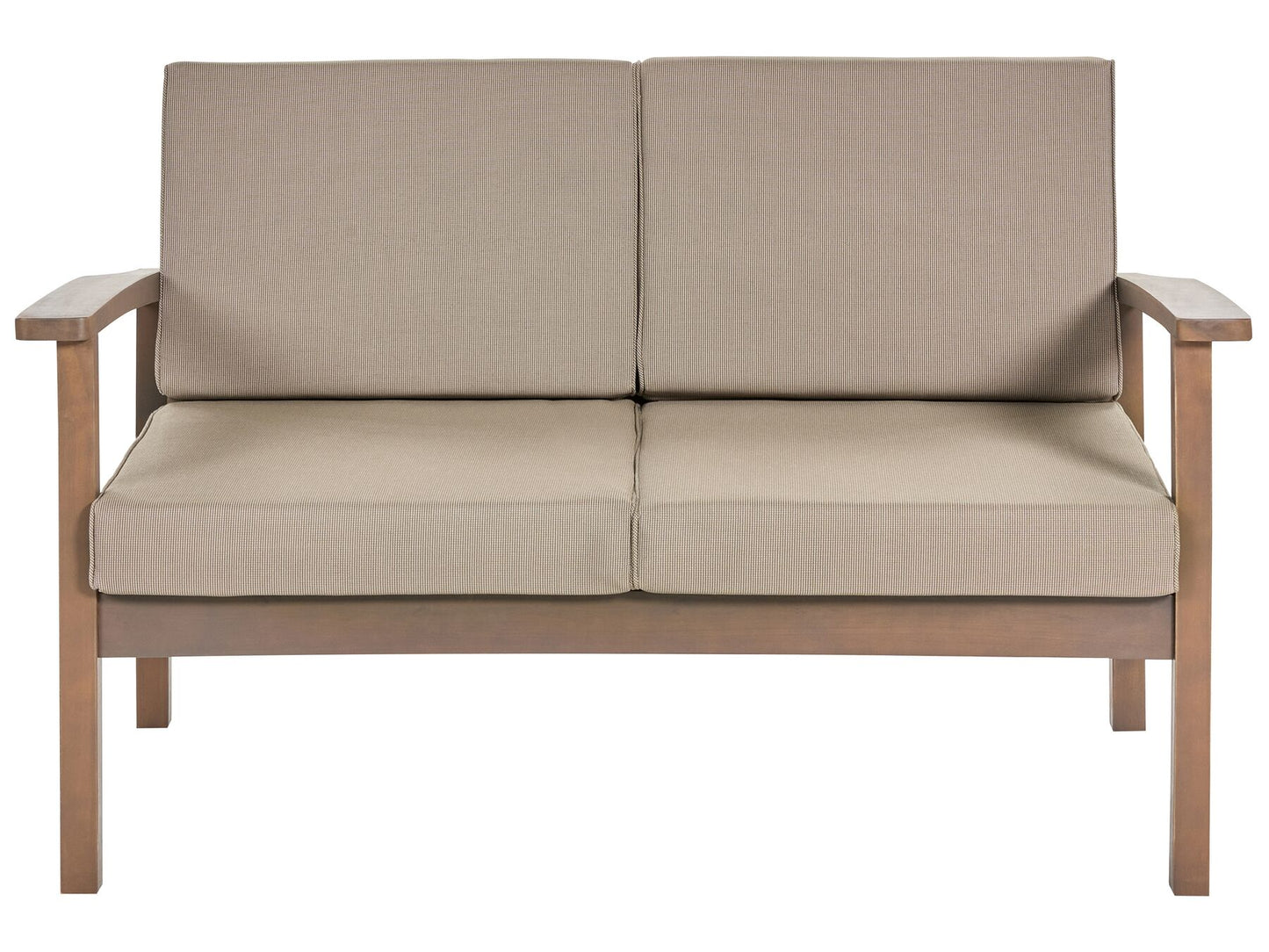Garden Lounge Set with Table 4 Seater MANILA Certified Acacia Wood Dark Brown