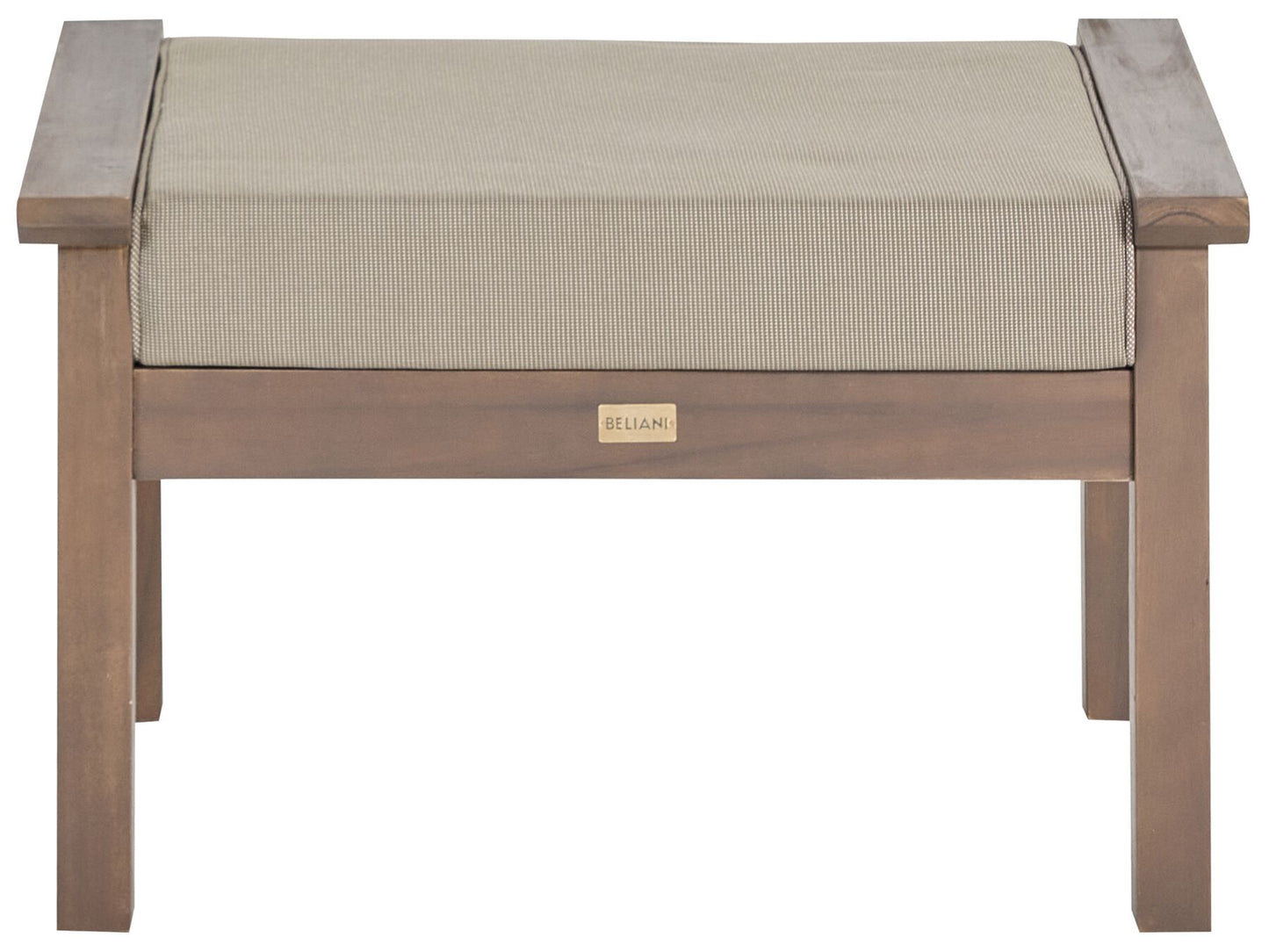 Garden Lounge Set with Table 4 Seater MANILA Certified Acacia Wood Dark Brown