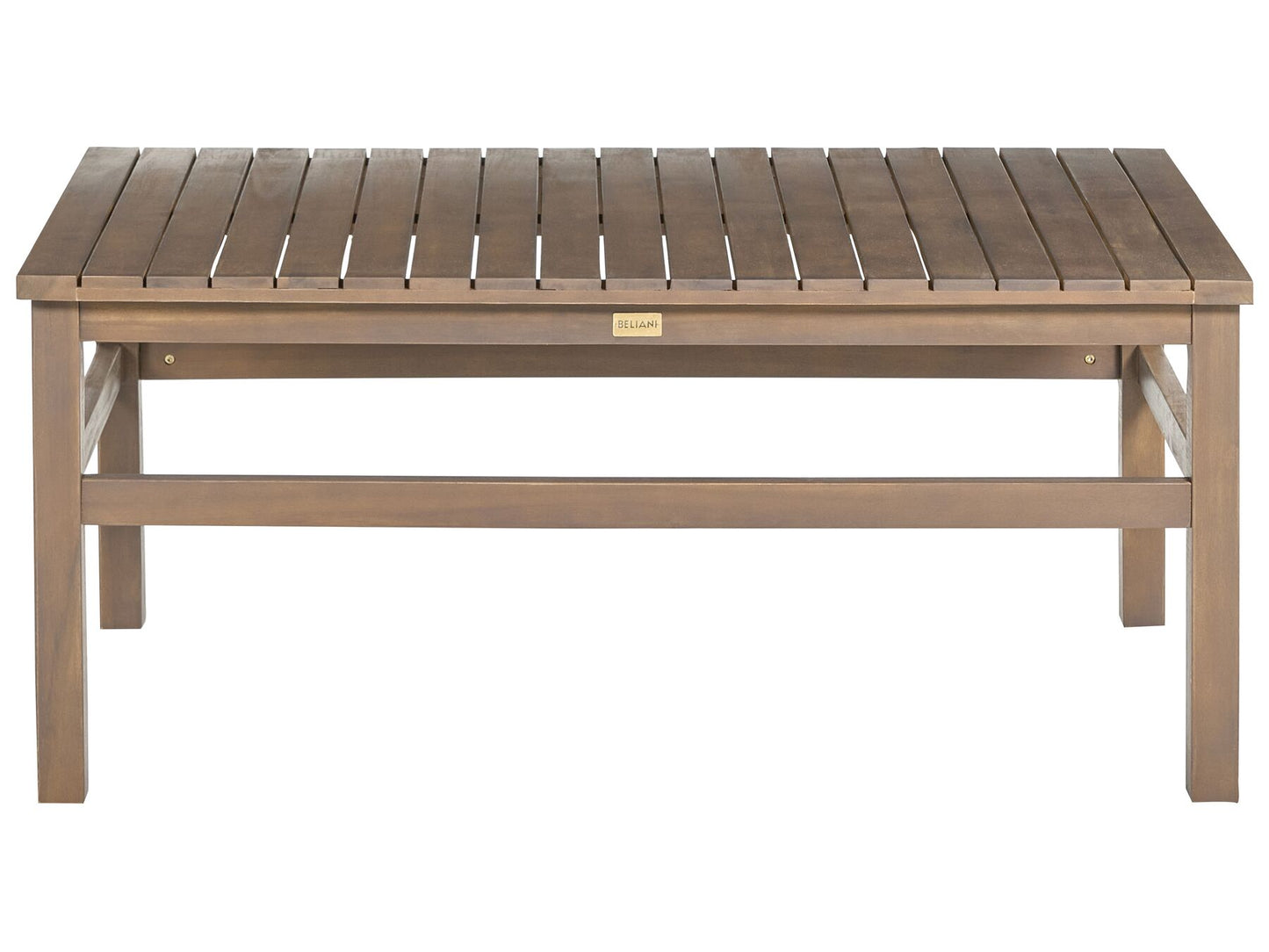 Garden Lounge Set with Table 4 Seater MANILA Certified Acacia Wood Dark Brown