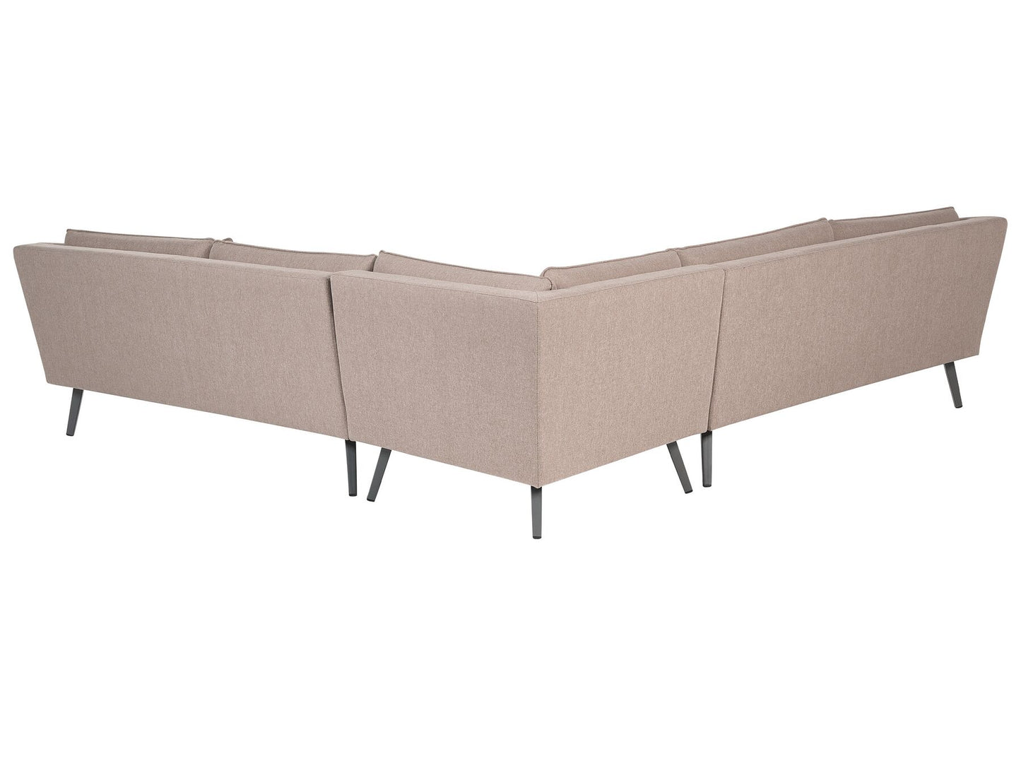 5 Seater Modular Garden Corner Sofa Beige LORETELLO