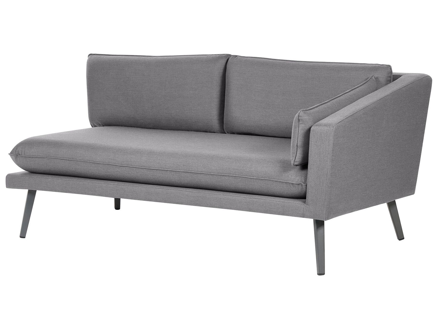 5 Seater Modular Garden Corner Sofa Grey LORETELLO