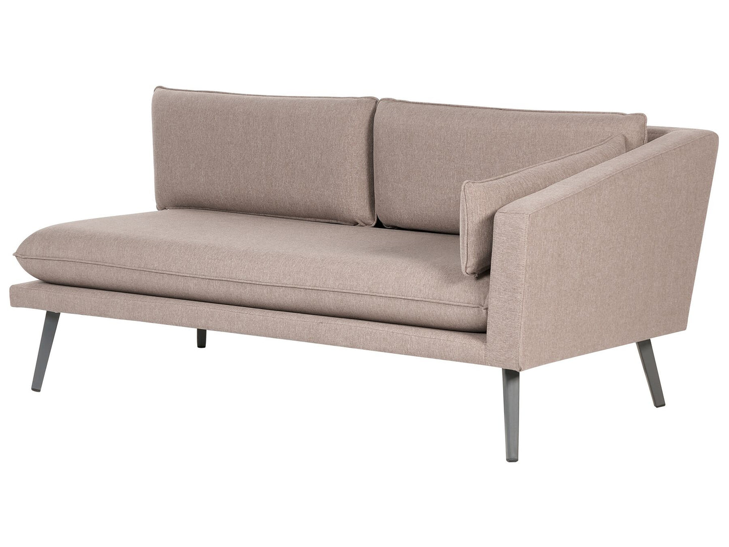 5 Seater Modular Garden Corner Sofa Beige LORETELLO
