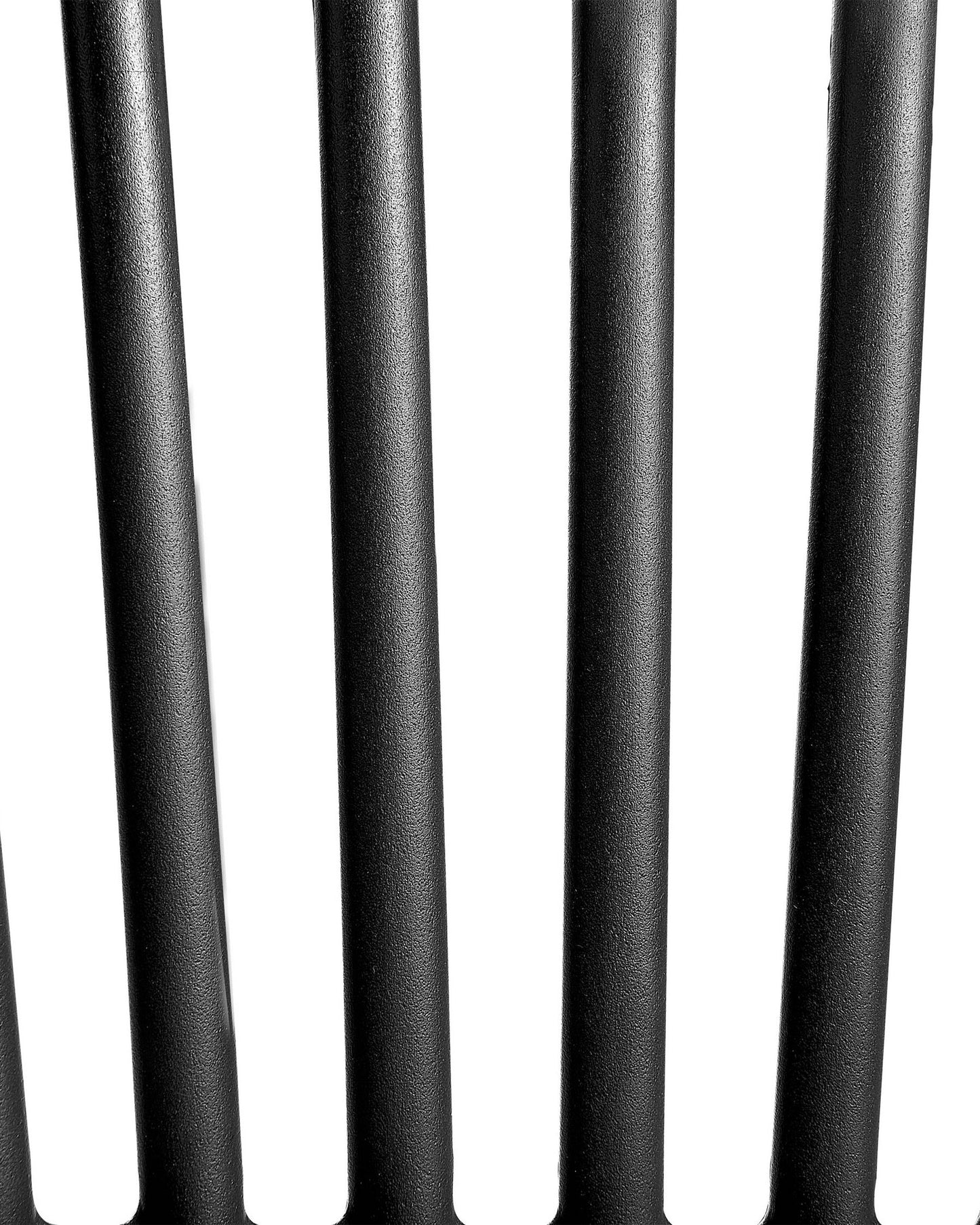 Set of 4 Garden Chairs GELA Black