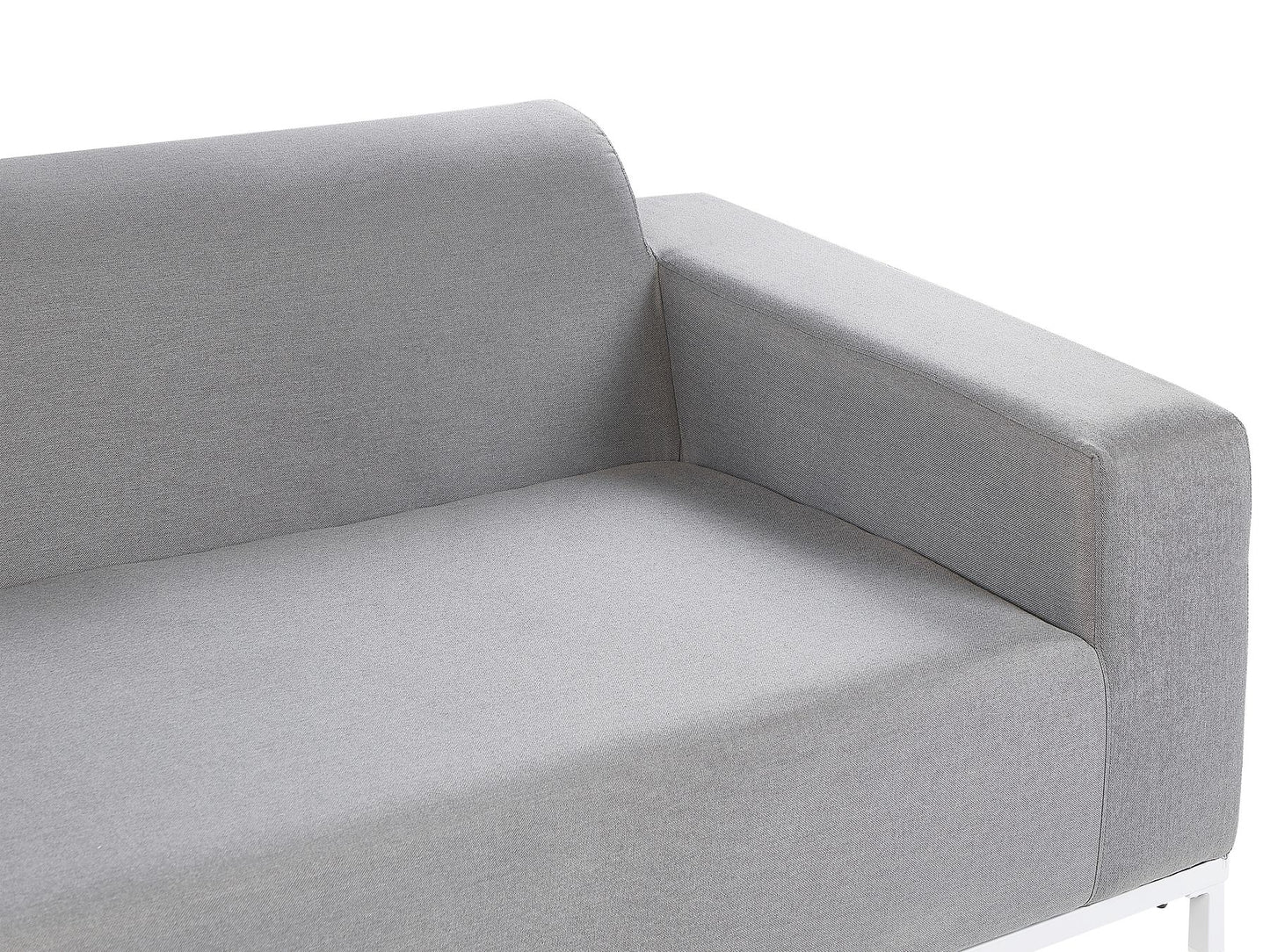 Garden Sofa Light Grey with White ROVIGO