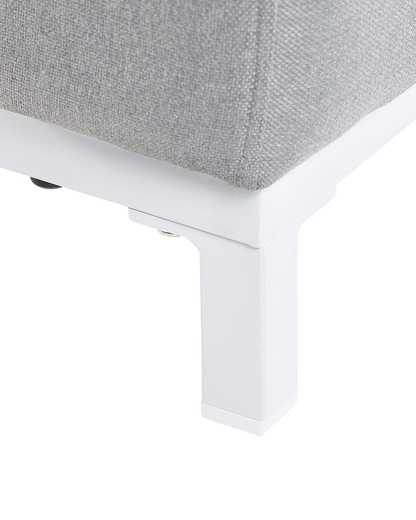 Set of 2 Garden Armchairs ROVIGO Fabric Light Grey