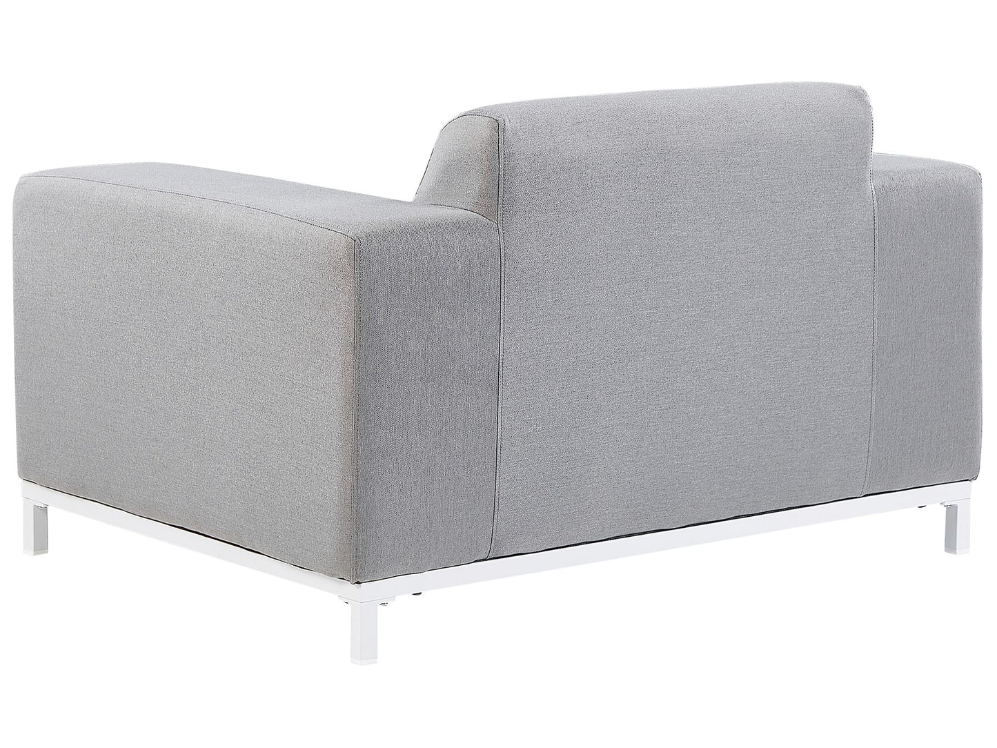 Garden Lounge Set with Table 5 Seater ROVIGO Light Grey
