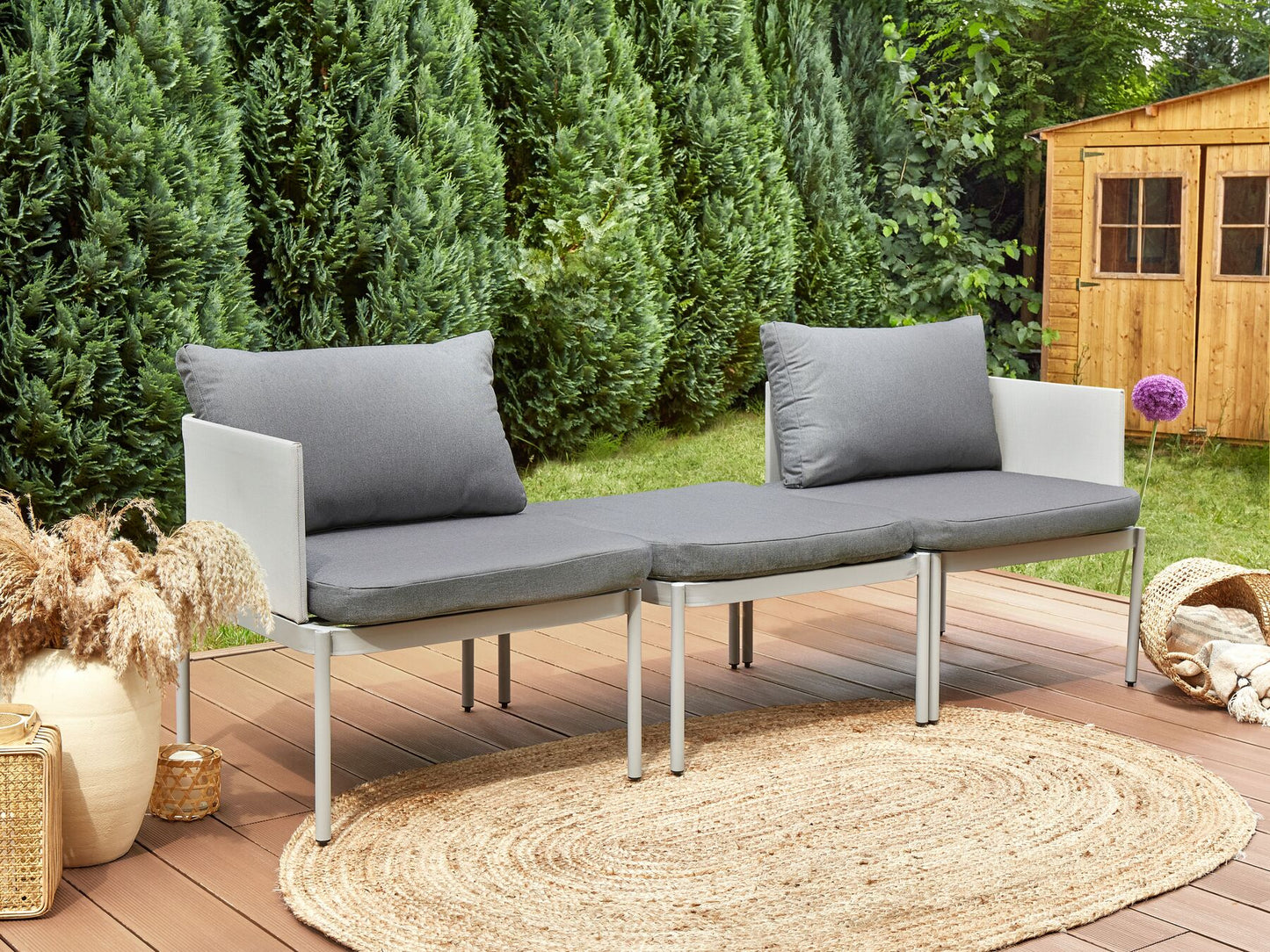 garden sofa 2 seater susua rattan natural
