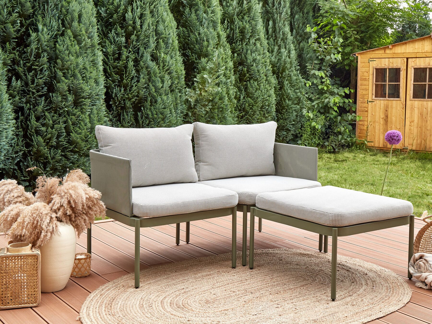 garden sofa 2 seater susua rattan natural