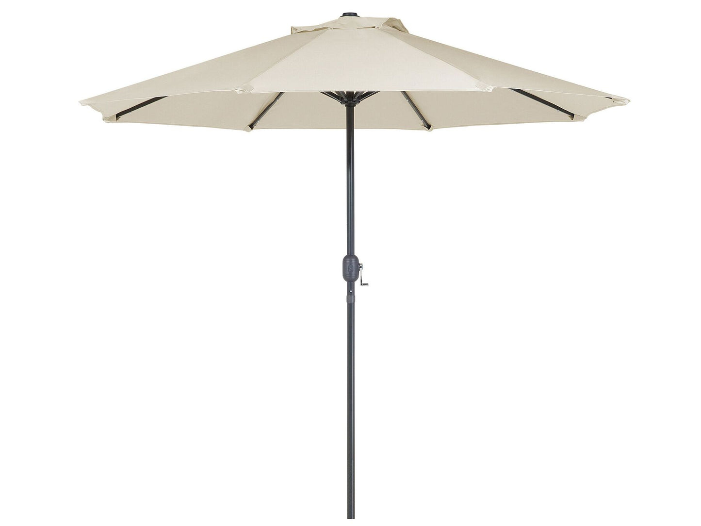 Garden Dining Set 4 Seater CALVI with Parasol (16 Options) Metal Light Blue