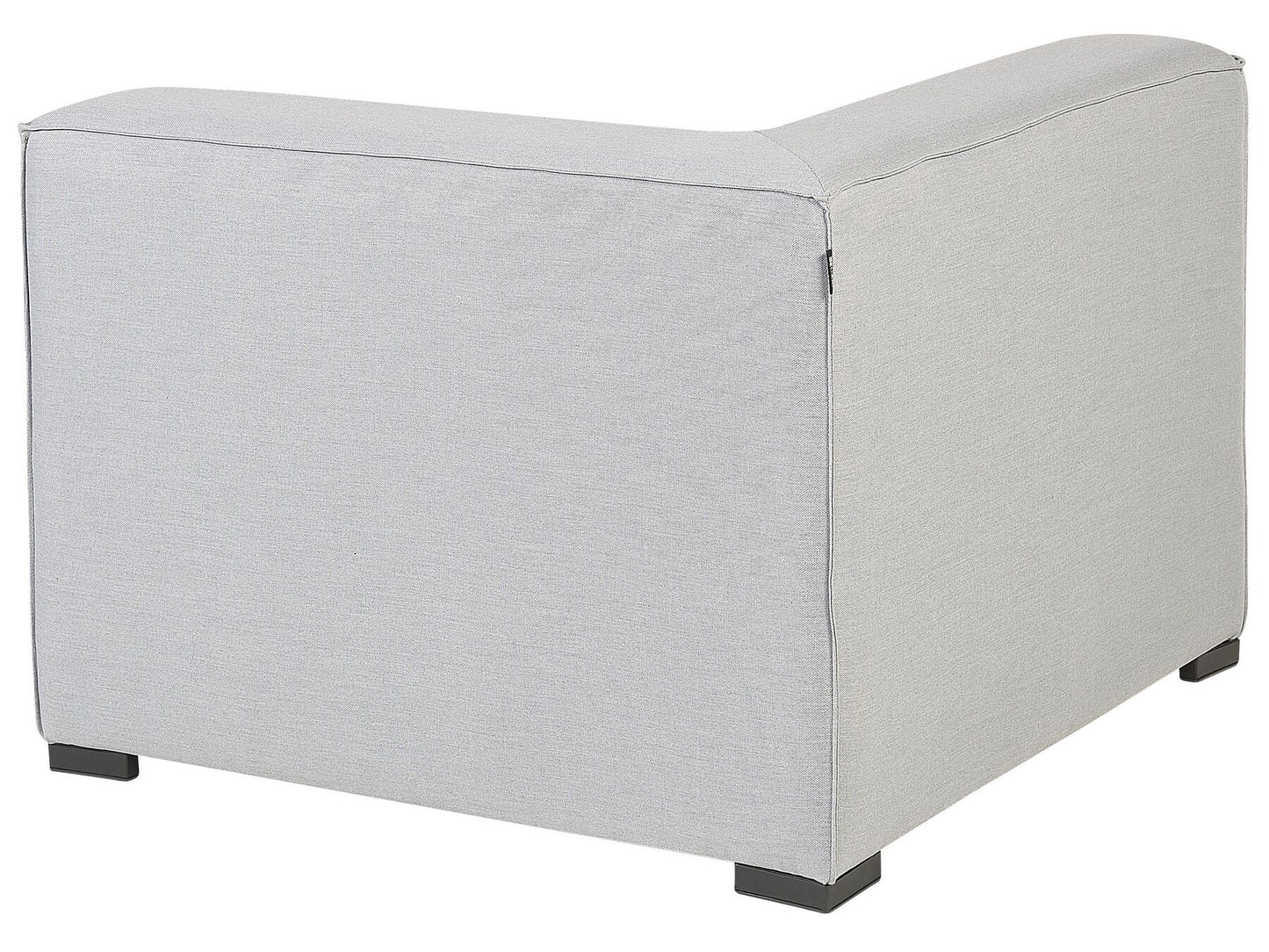Garden Sofa with Ottoman 4 Seater AREZZO Modular Light Grey