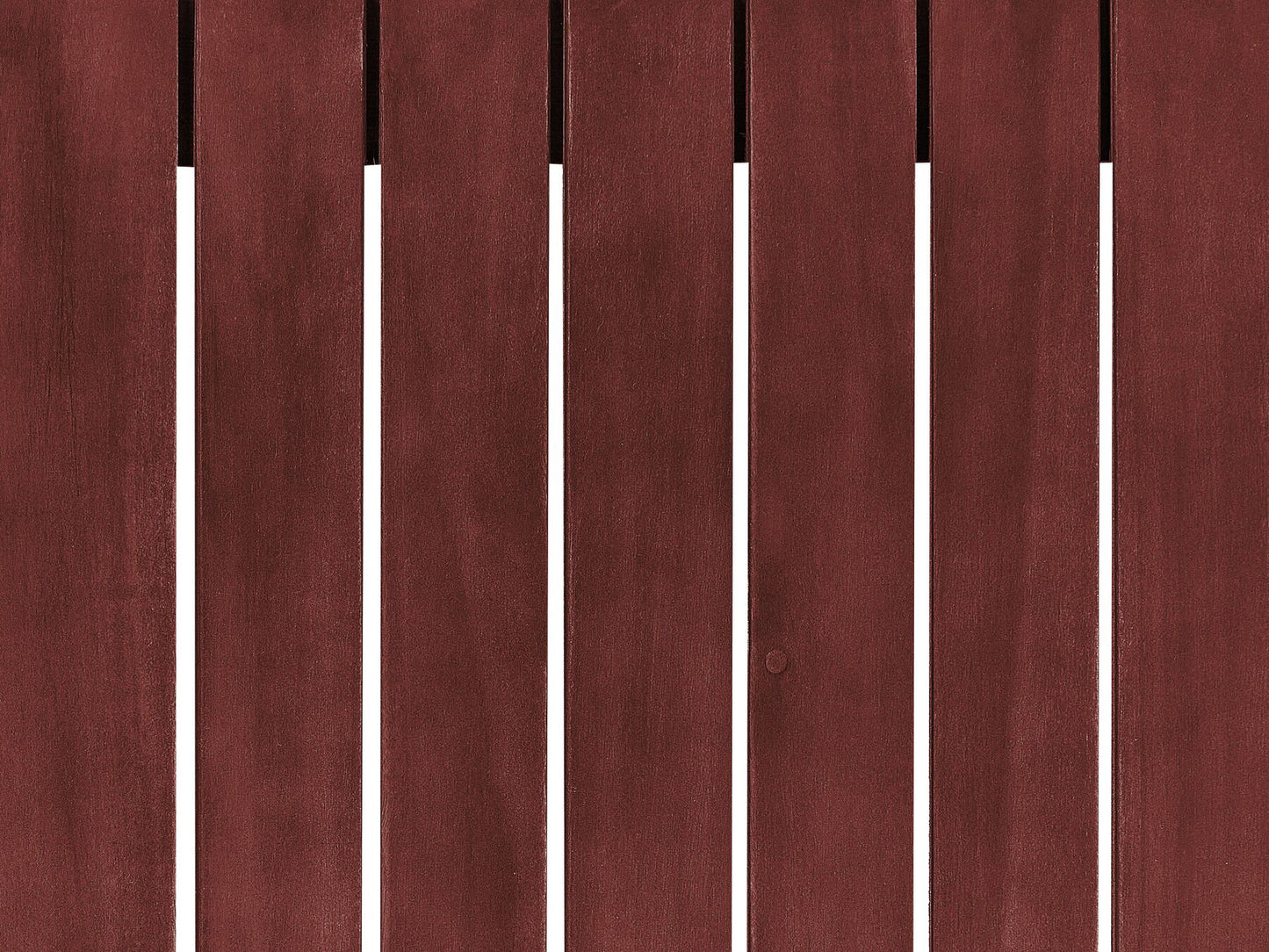 Garden Sofa 3 Seater TRANI Modular Certified Acacia Wood Dark Red