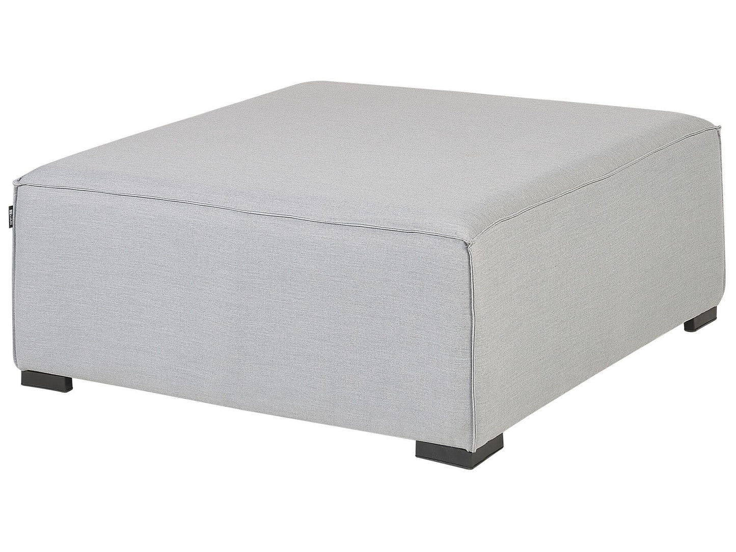 Garden Sofa with Ottoman 4 Seater AREZZO Modular Light Grey