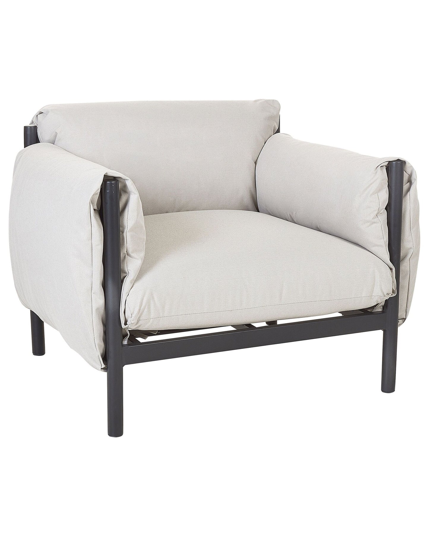 Garden Armchair ESPERIA Metal Grey