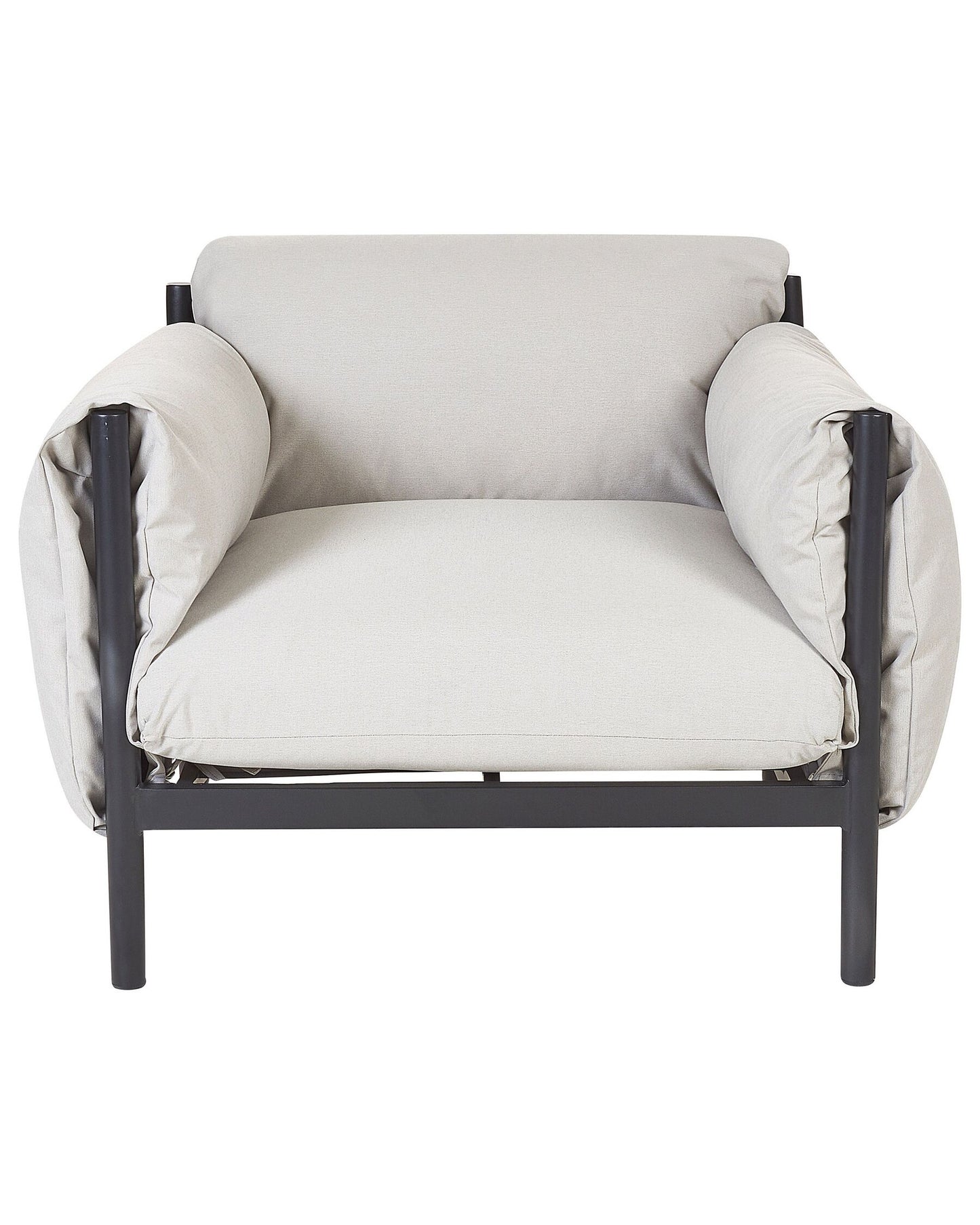 Garden Armchair ESPERIA Metal Grey