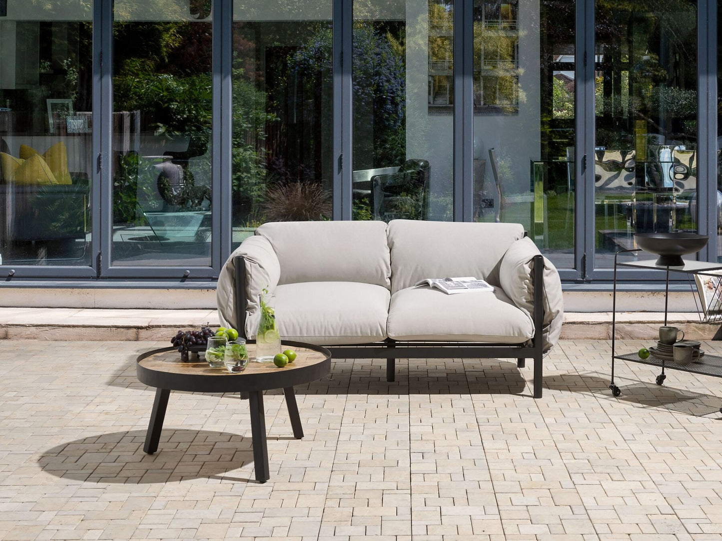 garden sofa 2 seater susua rattan natural