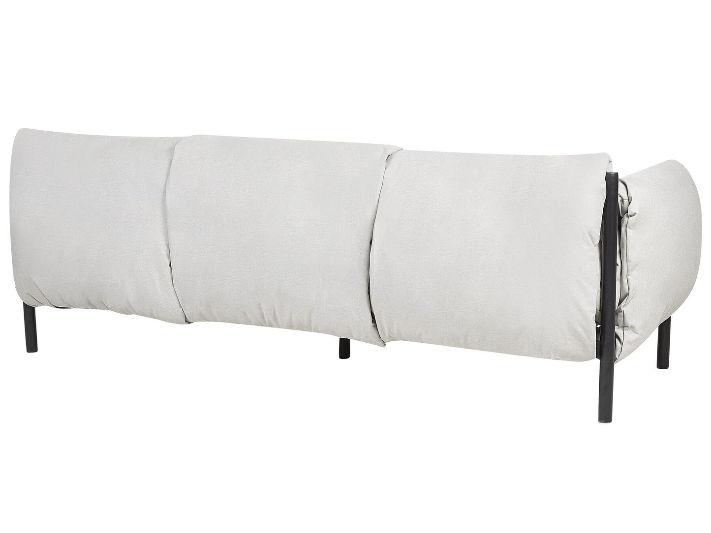 Garden Sofa 3 Seater ESPERIA Metal Grey