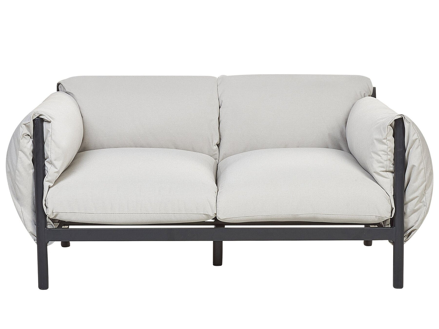 Garden Sofa Set 4 Seater ESPERIA Metal Grey