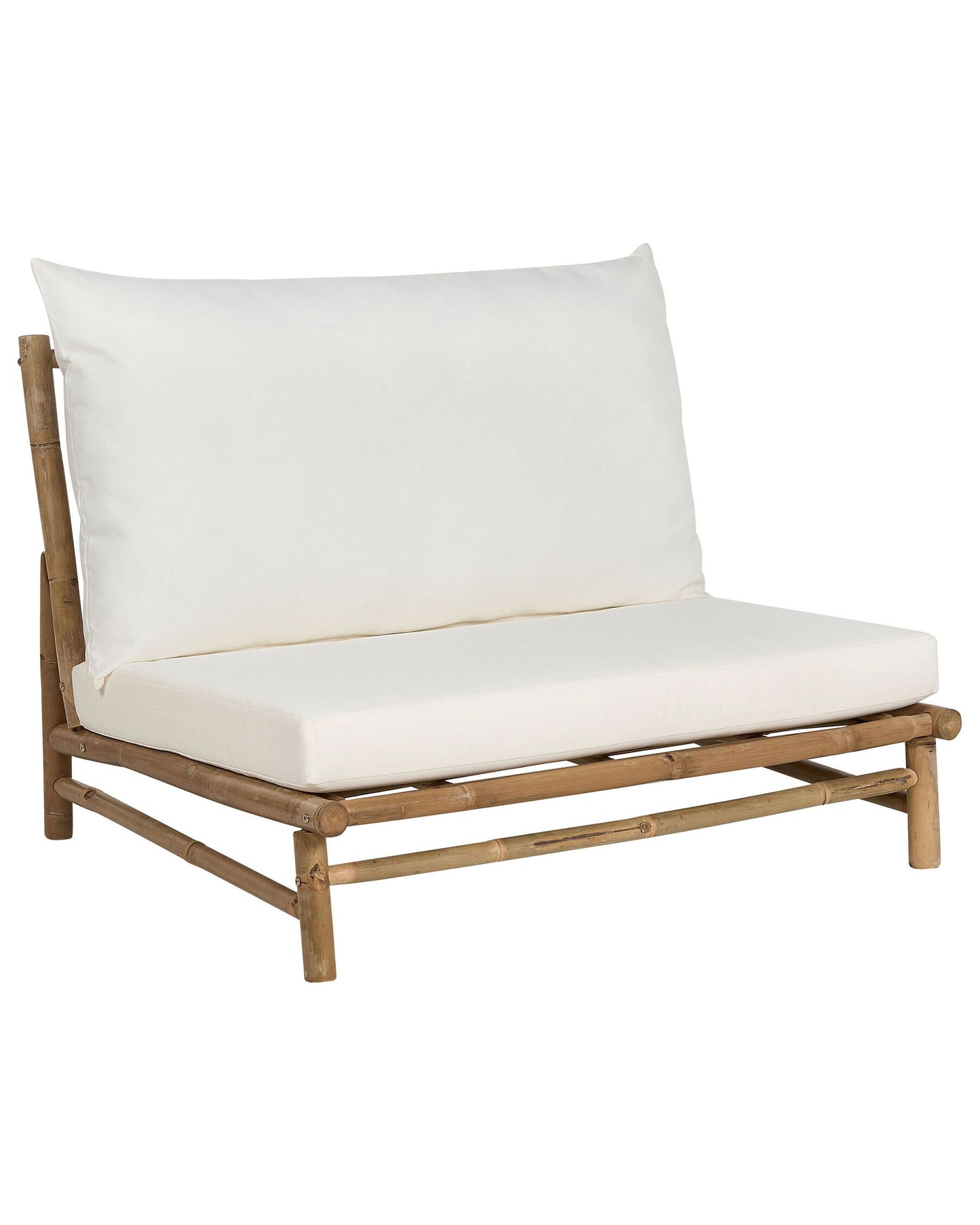 Garden Chair TODI Bamboo Wood Off-White