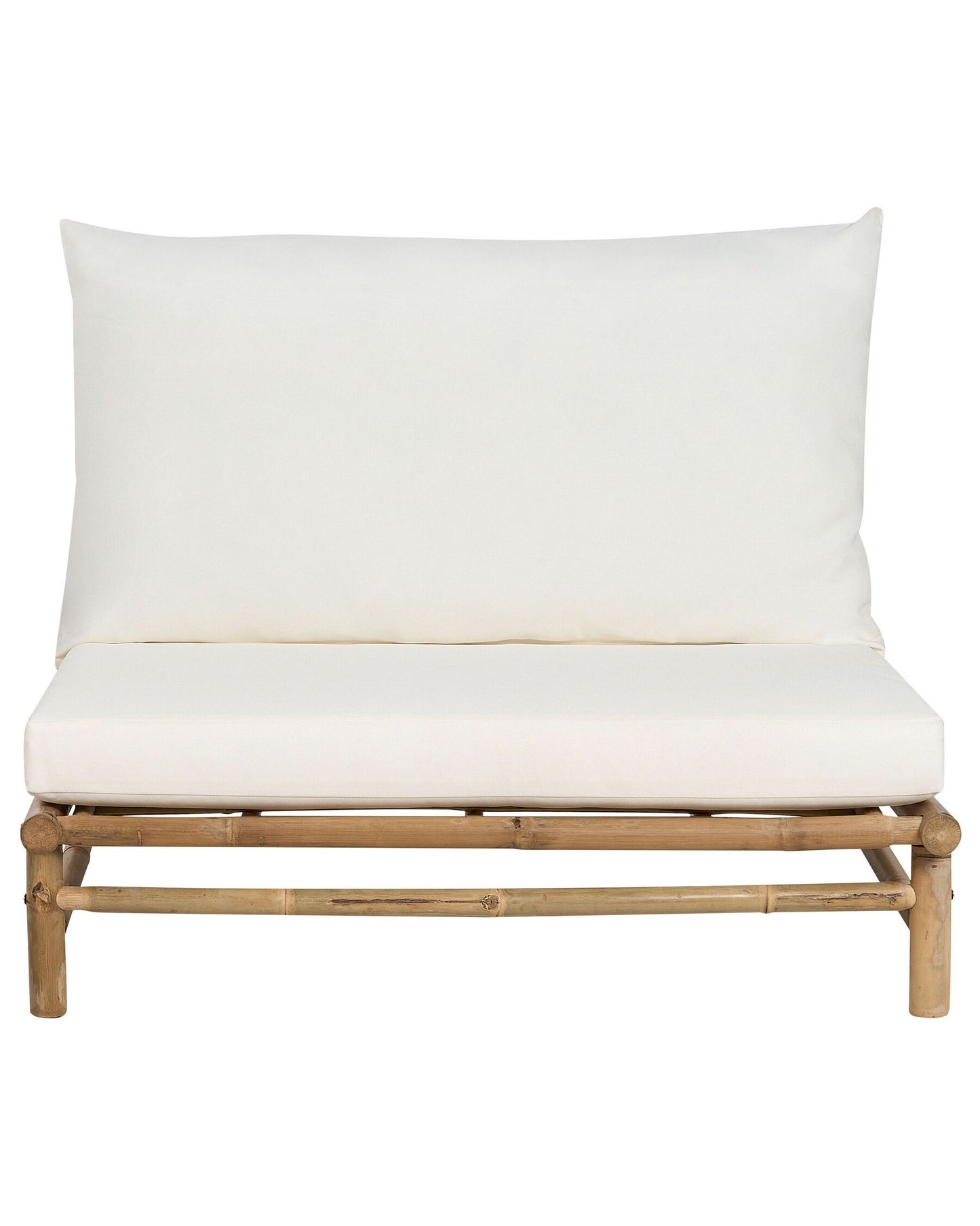Garden Chair TODI Bamboo Wood Off-White