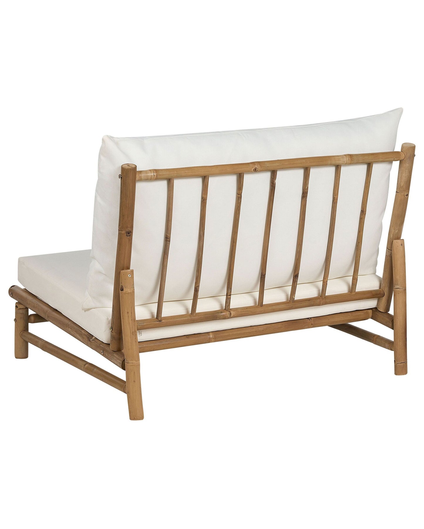 Garden Chair TODI Bamboo Wood Off-White