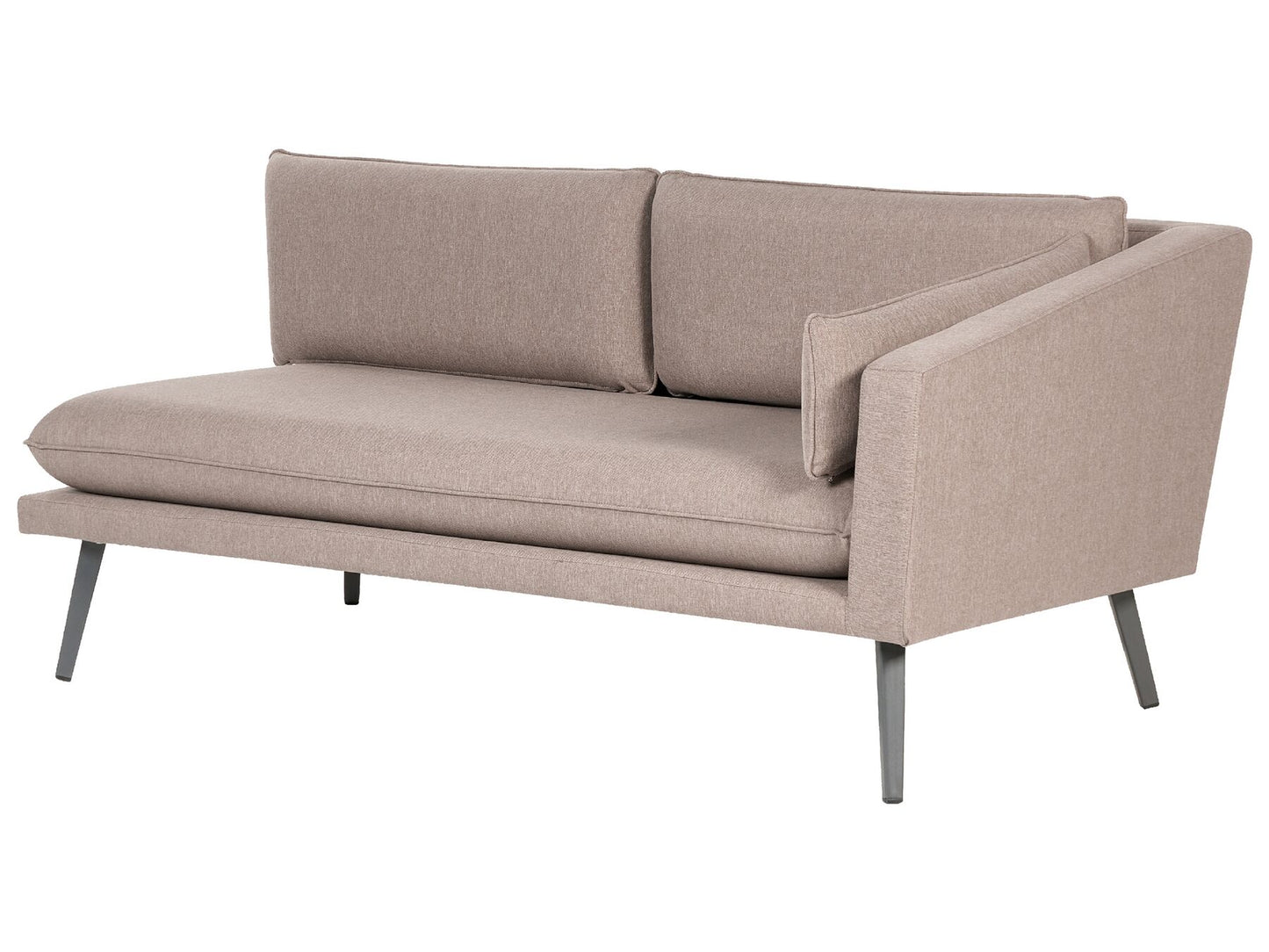 Garden Sofa 3 Seater LORETELLO Left Hand Beige
