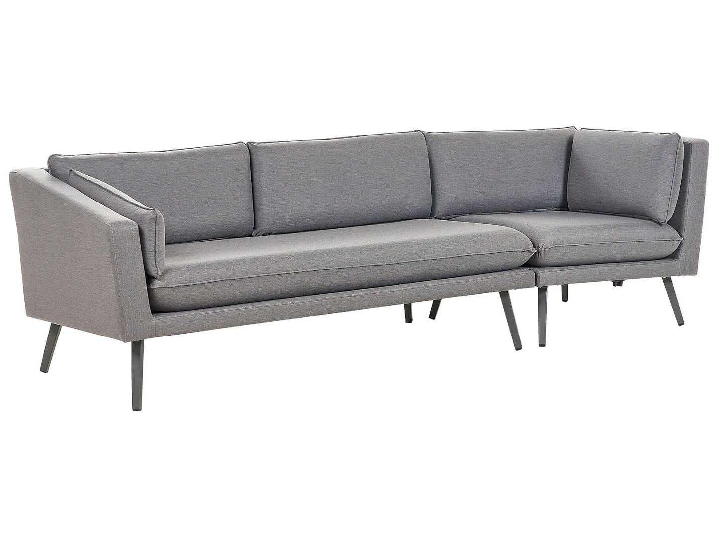 Garden Sofa 3 Seater LORETELLO Right Hand Grey