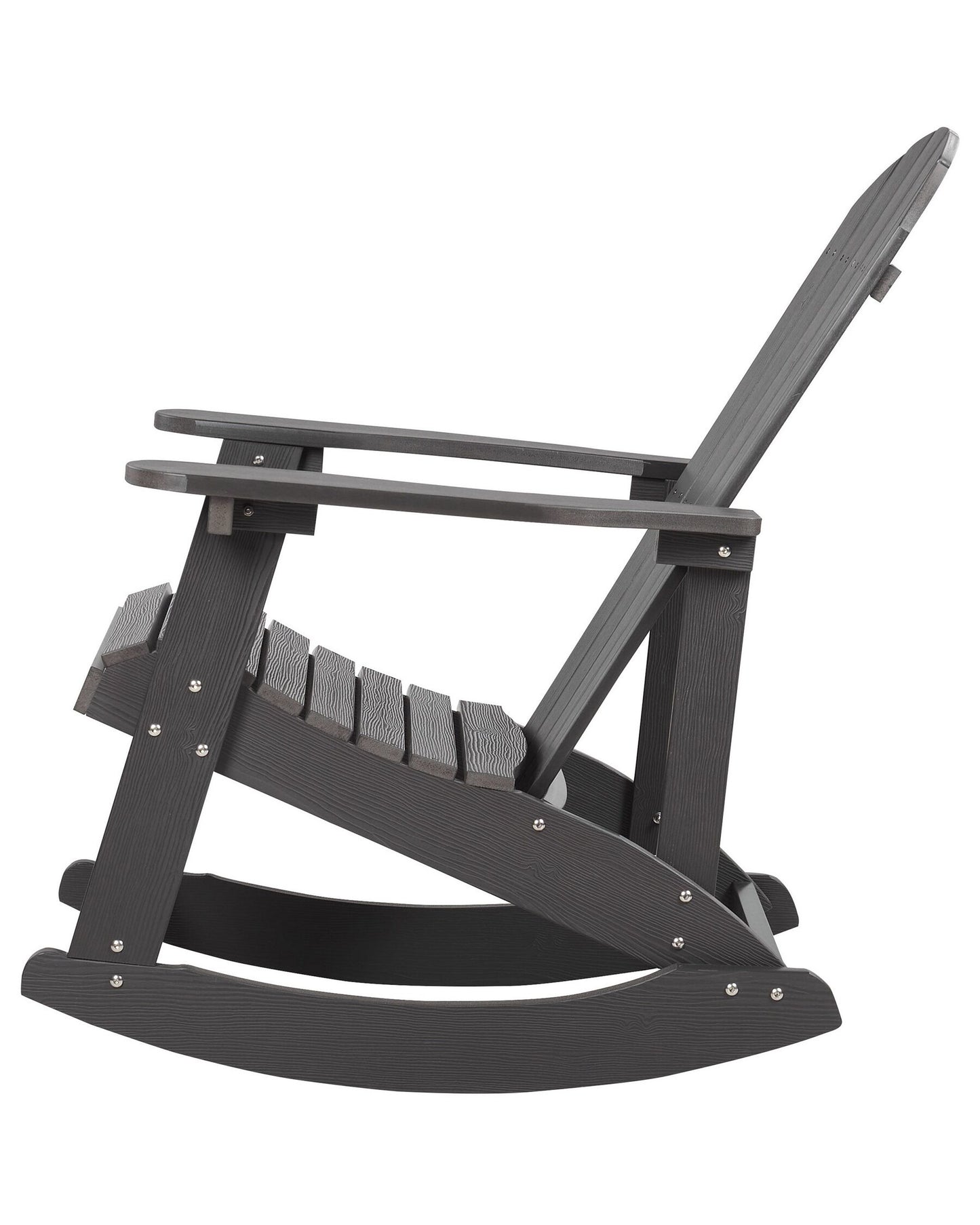 Garden Rocking Chair ADIRONDACK Dark Grey