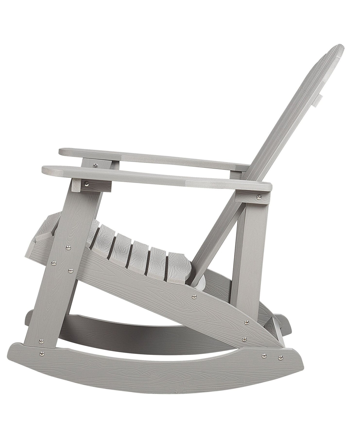 Garden Rocking Chair ADIRONDACK Light Grey