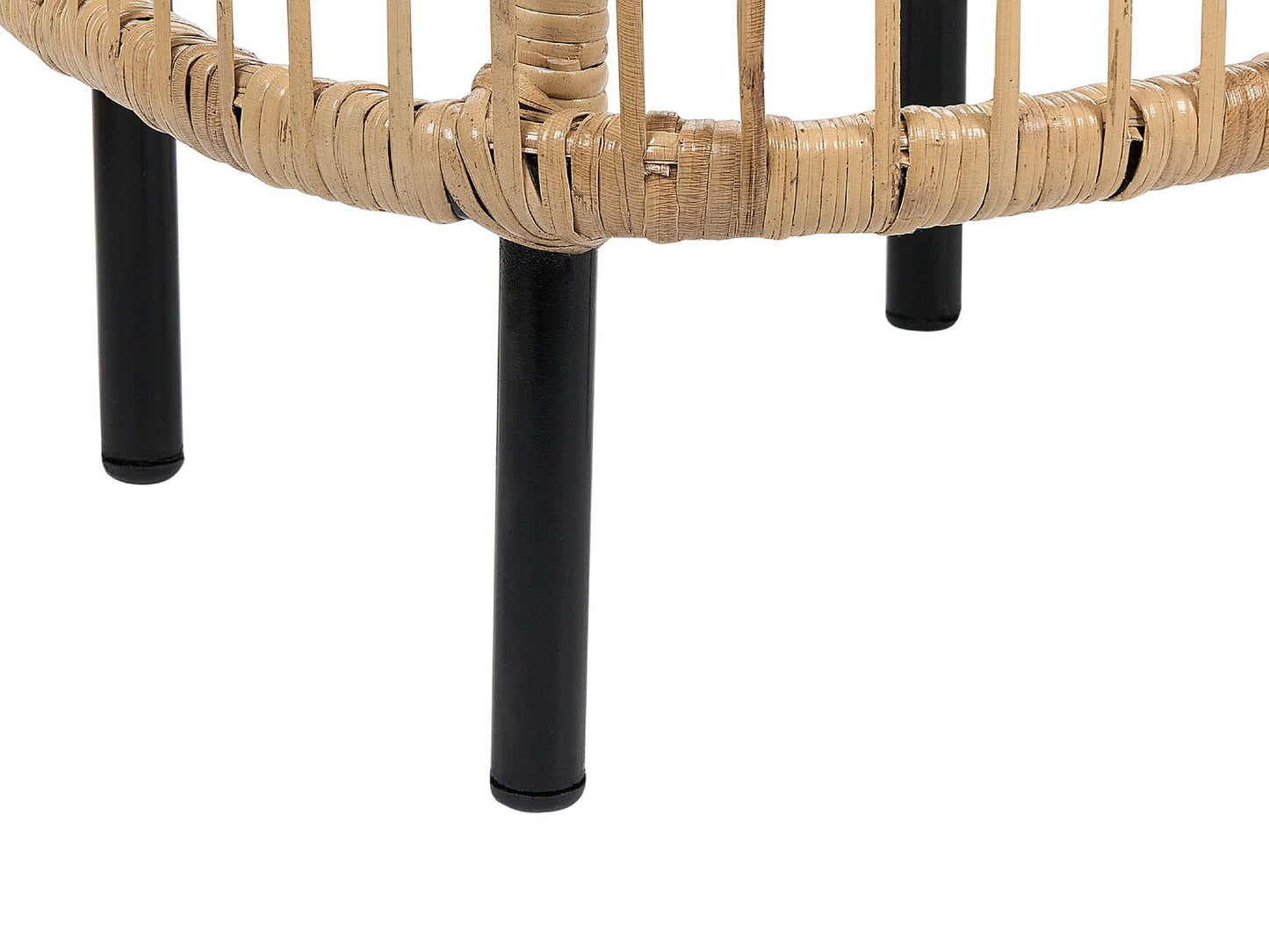 Rattan Garden Coffee Table 67 x 67 cm Natural CESENATICO