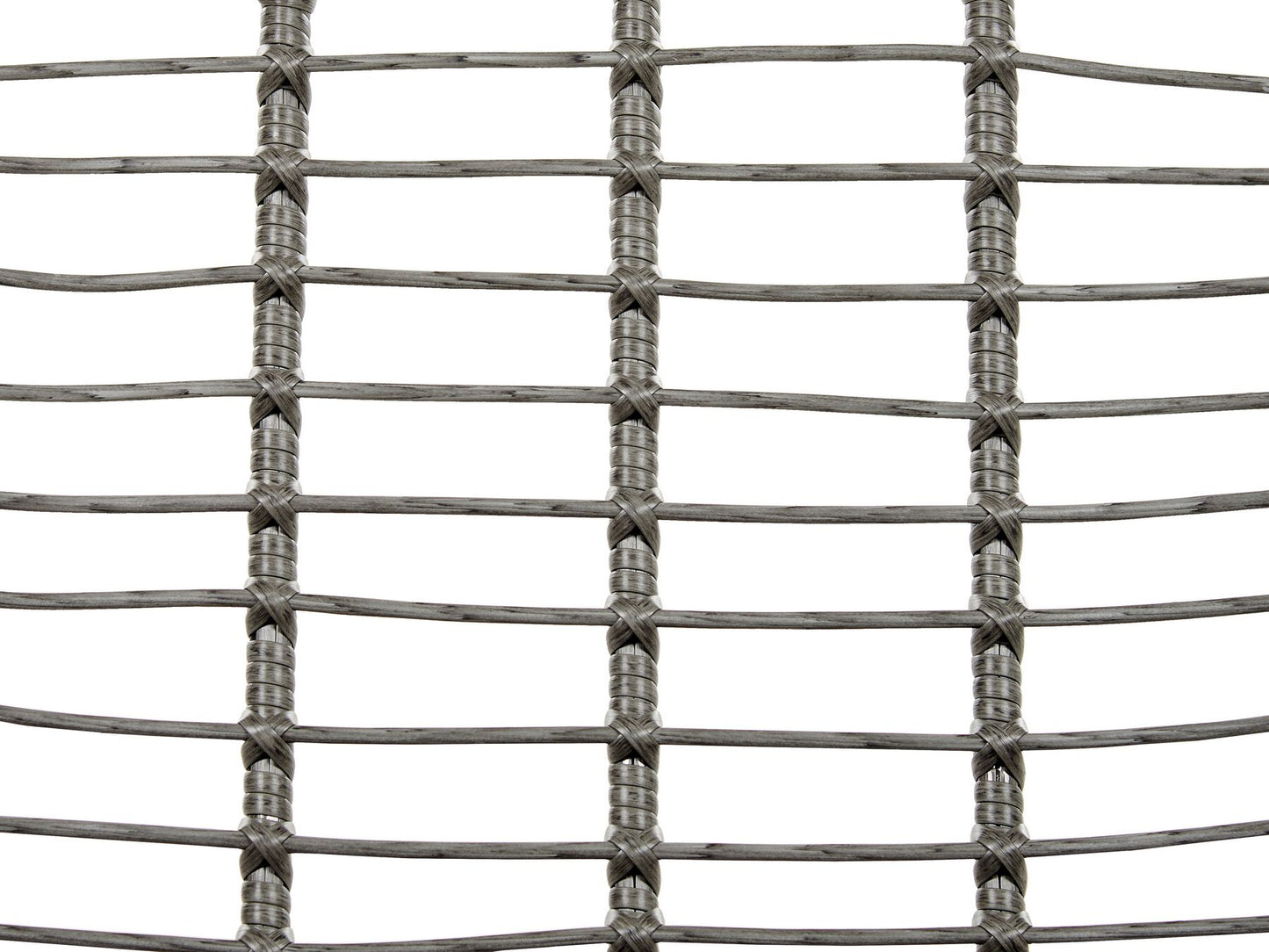 Bistro Set with Cushions LAURETO PE Rattan Grey