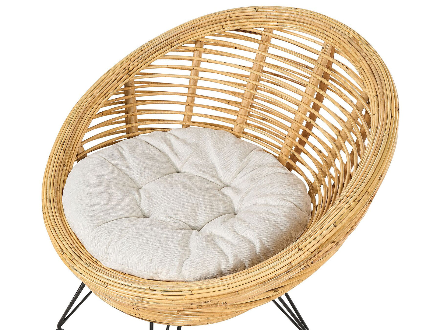 Garden Sofa Set 4 Seater MARATEA Rattan Natural