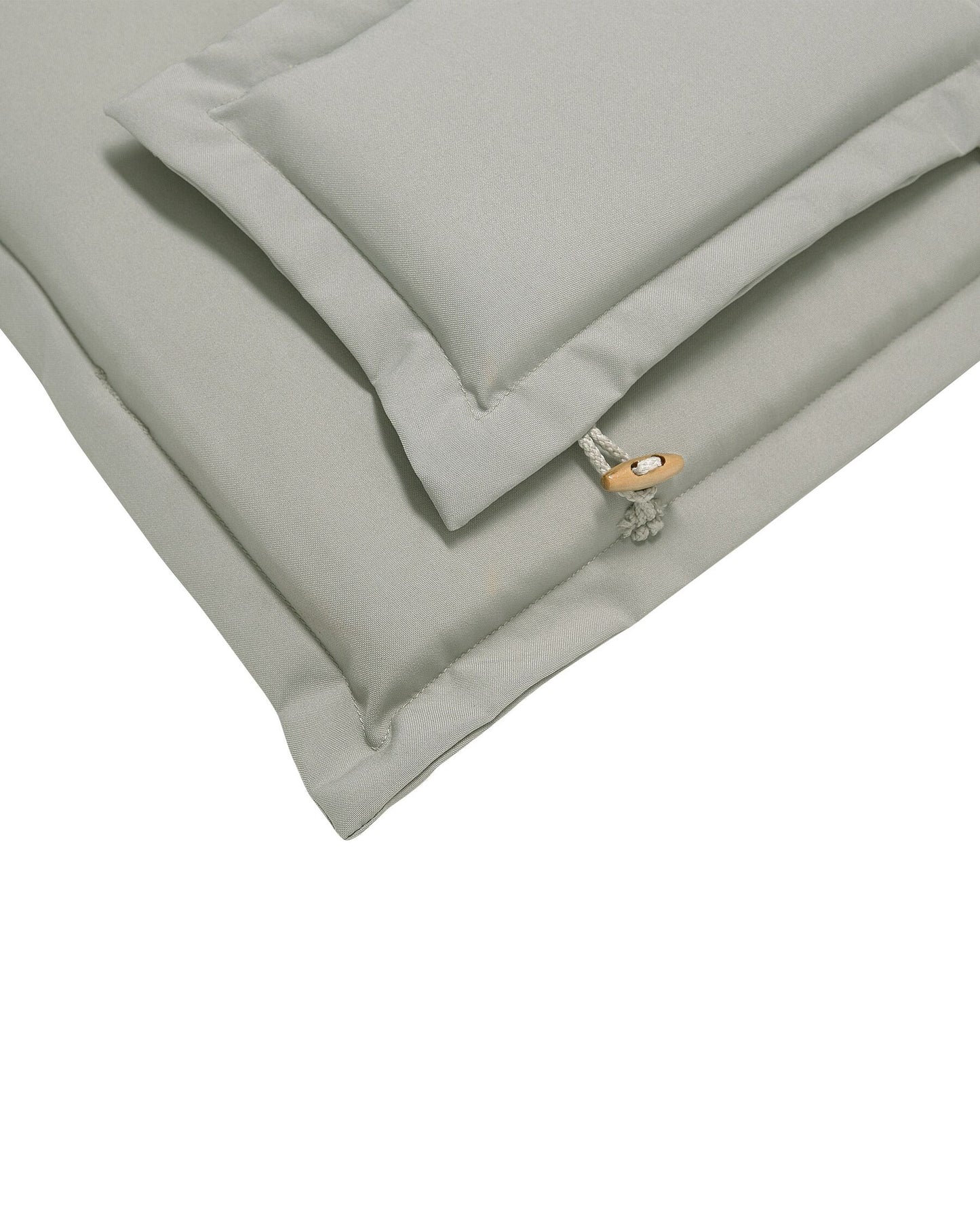 Set of 6 Garden Chairs with Cushions AMANTEA Acacia Wood Taupe