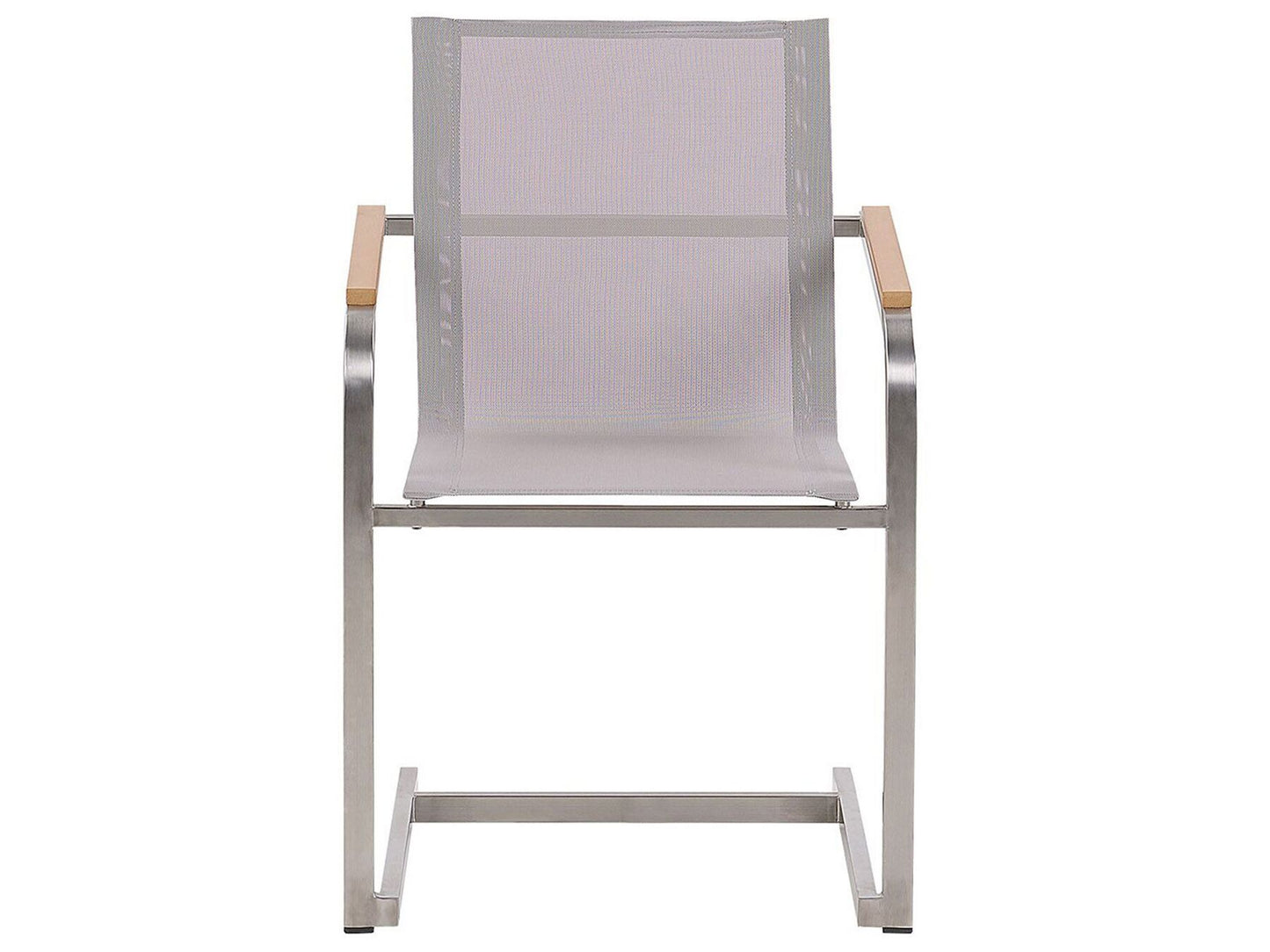 Garden Dining Set 4 Seater COSOLETO Tempered Glass White