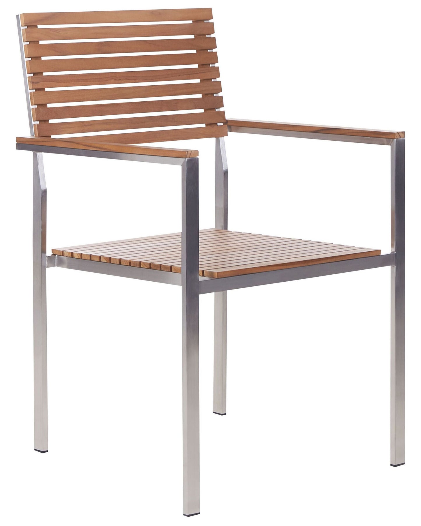 Set of 6 Garden Chairs with Cushions VIAREGGIO Brown